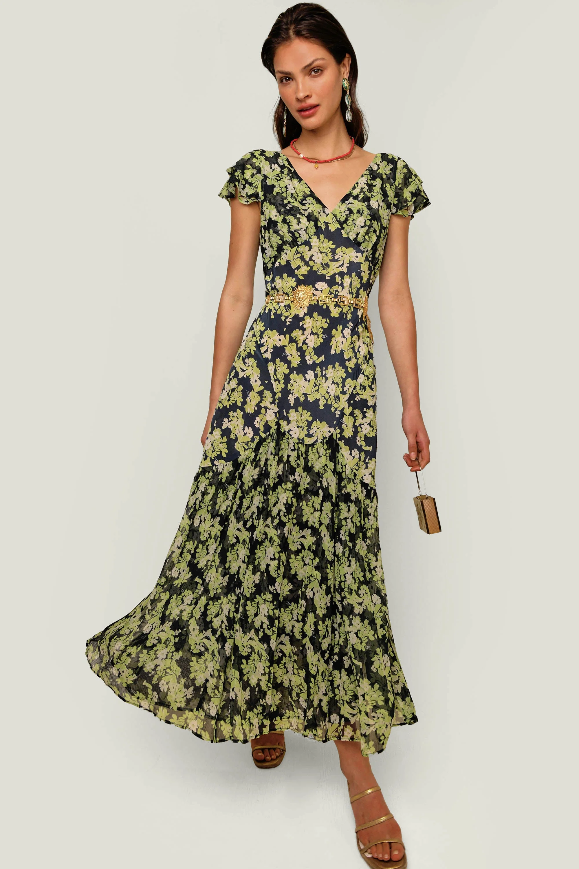 Cinzia - Floral Green