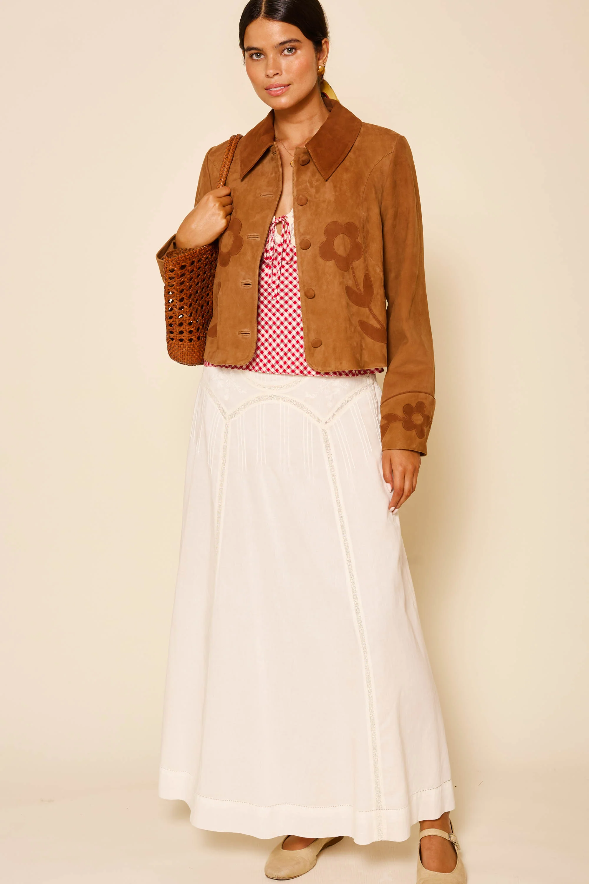 Elaine  -  French Check Red