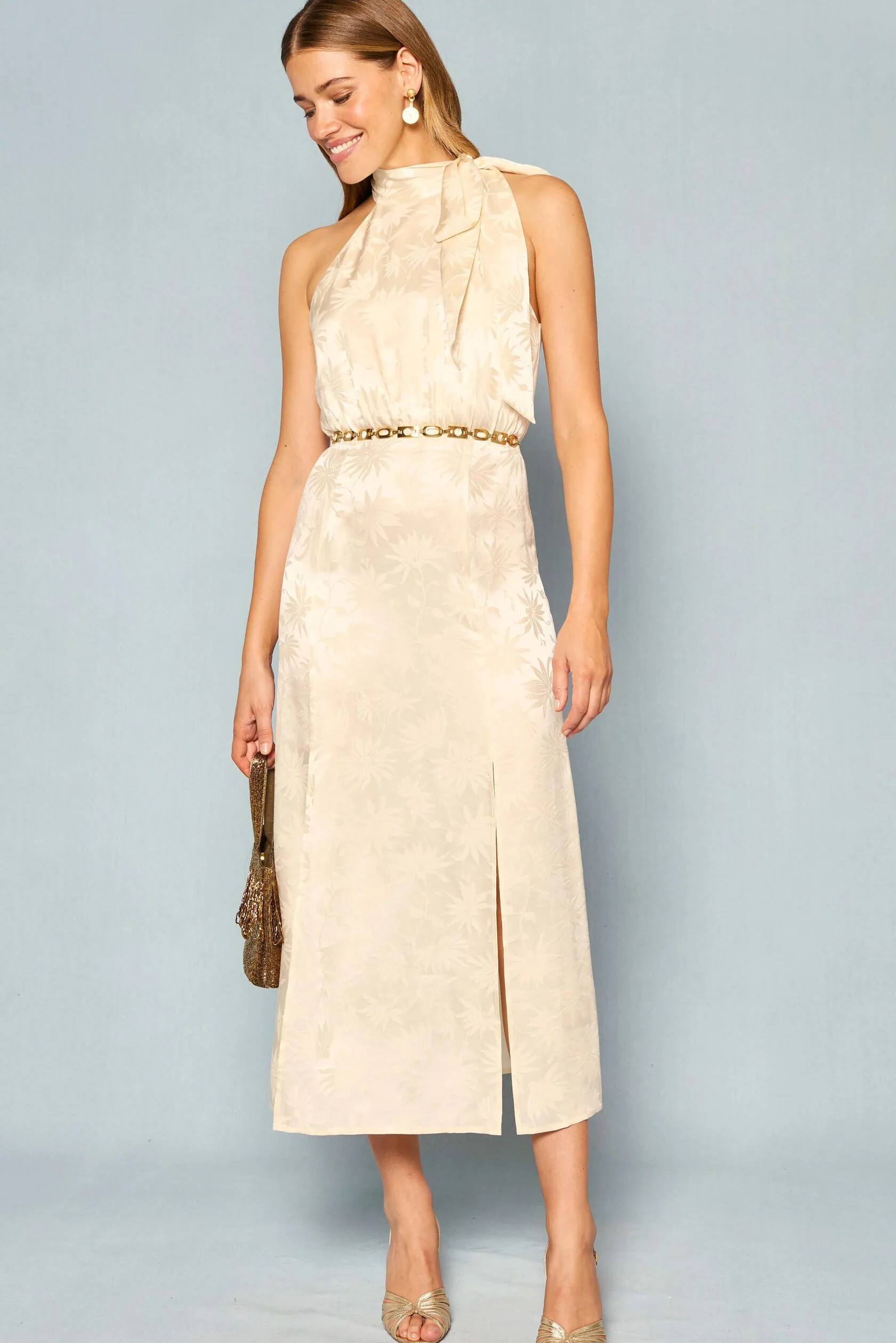 Valerie - Daisy Jacquard Champagne