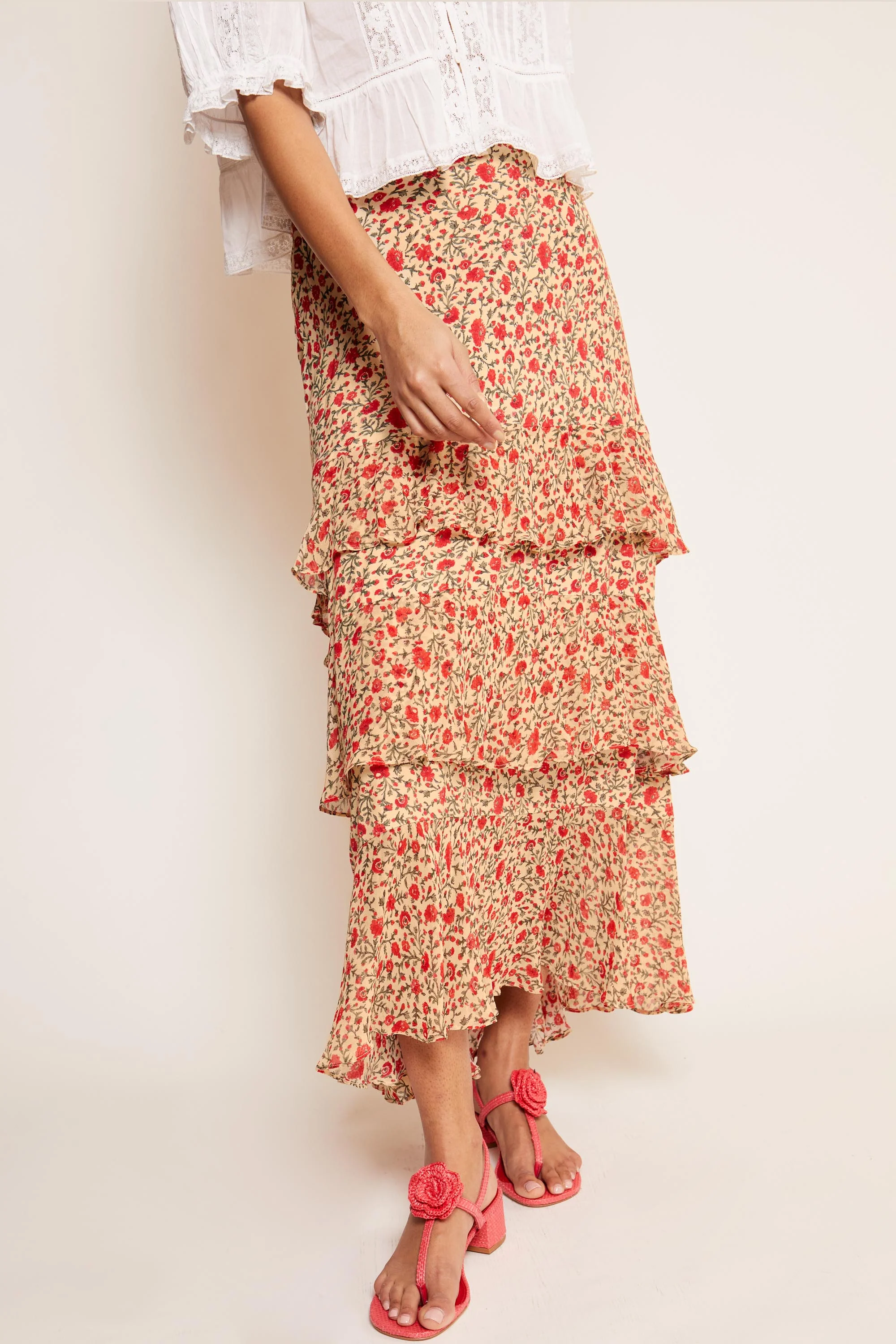 Preslee - Ditsy Cream