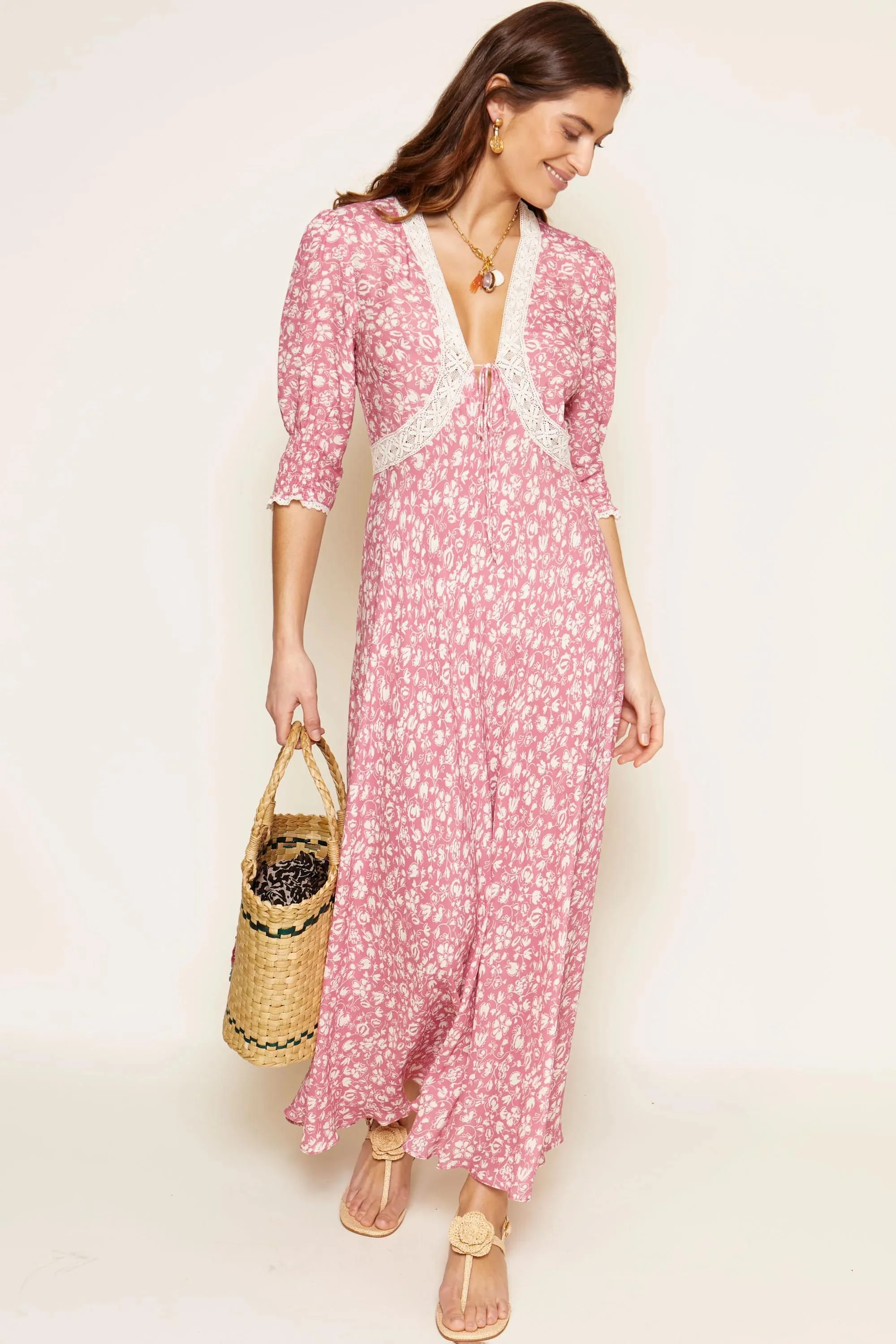 amina - amelie floral pink