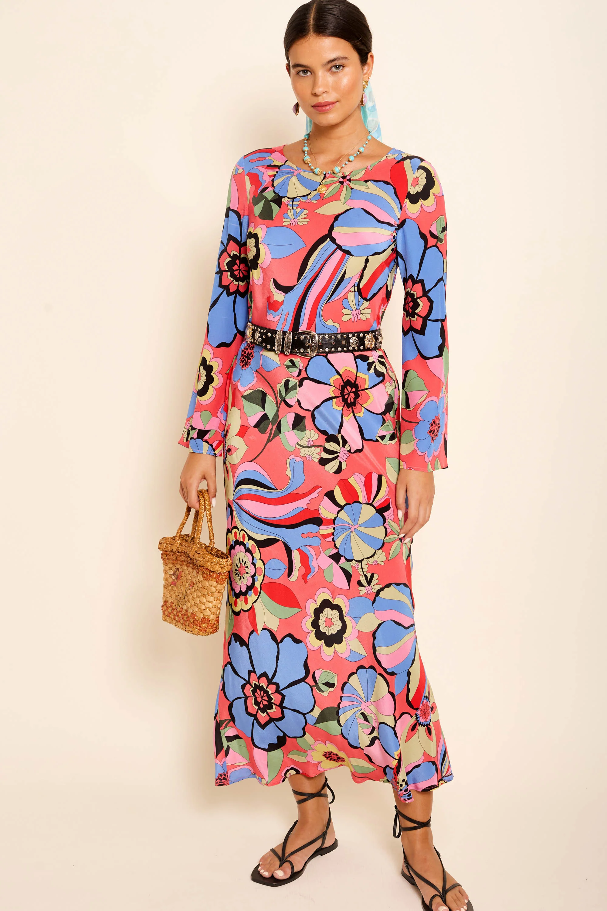 Alondra - Miami Floral Tangerine