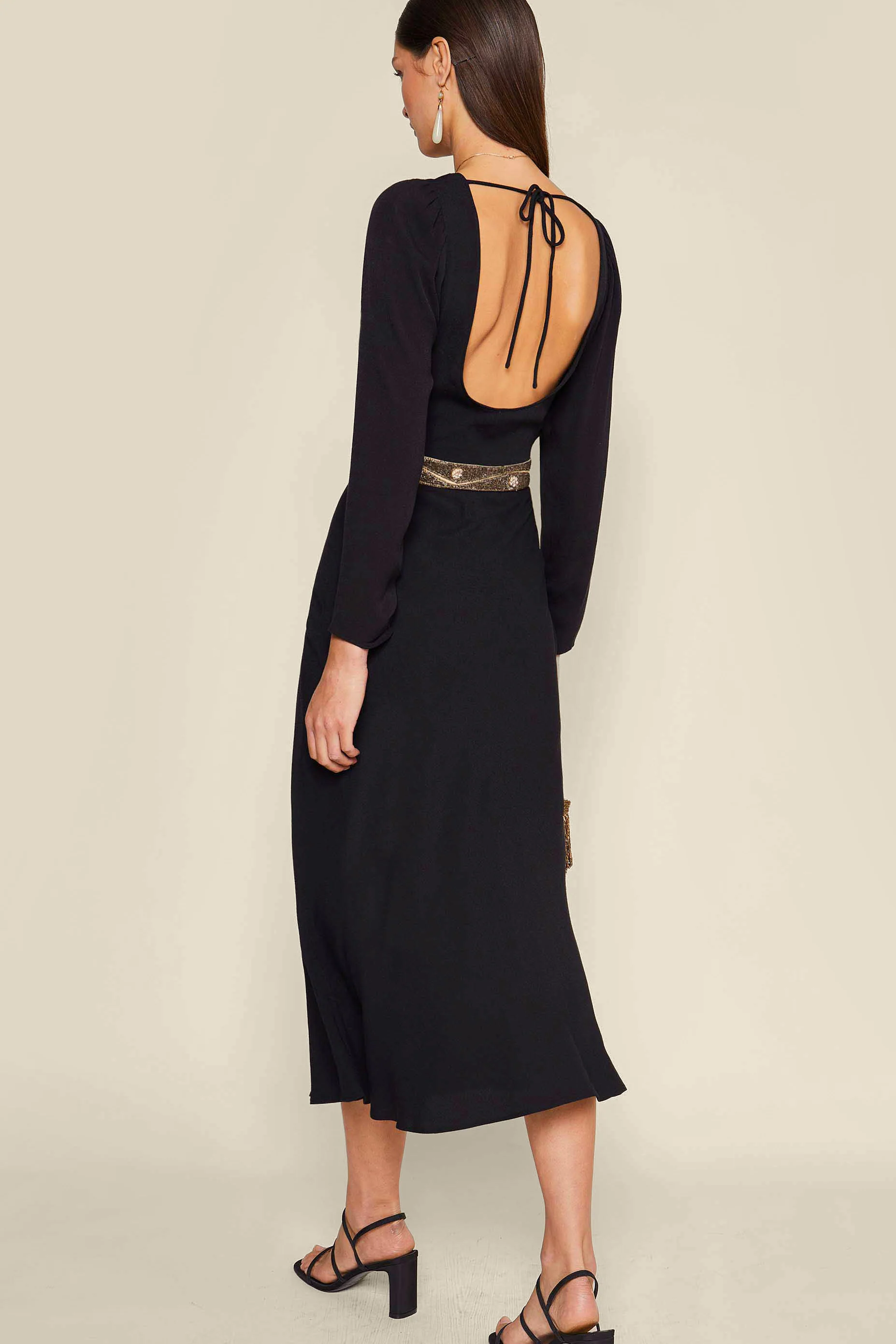 elena - antique embellishment black