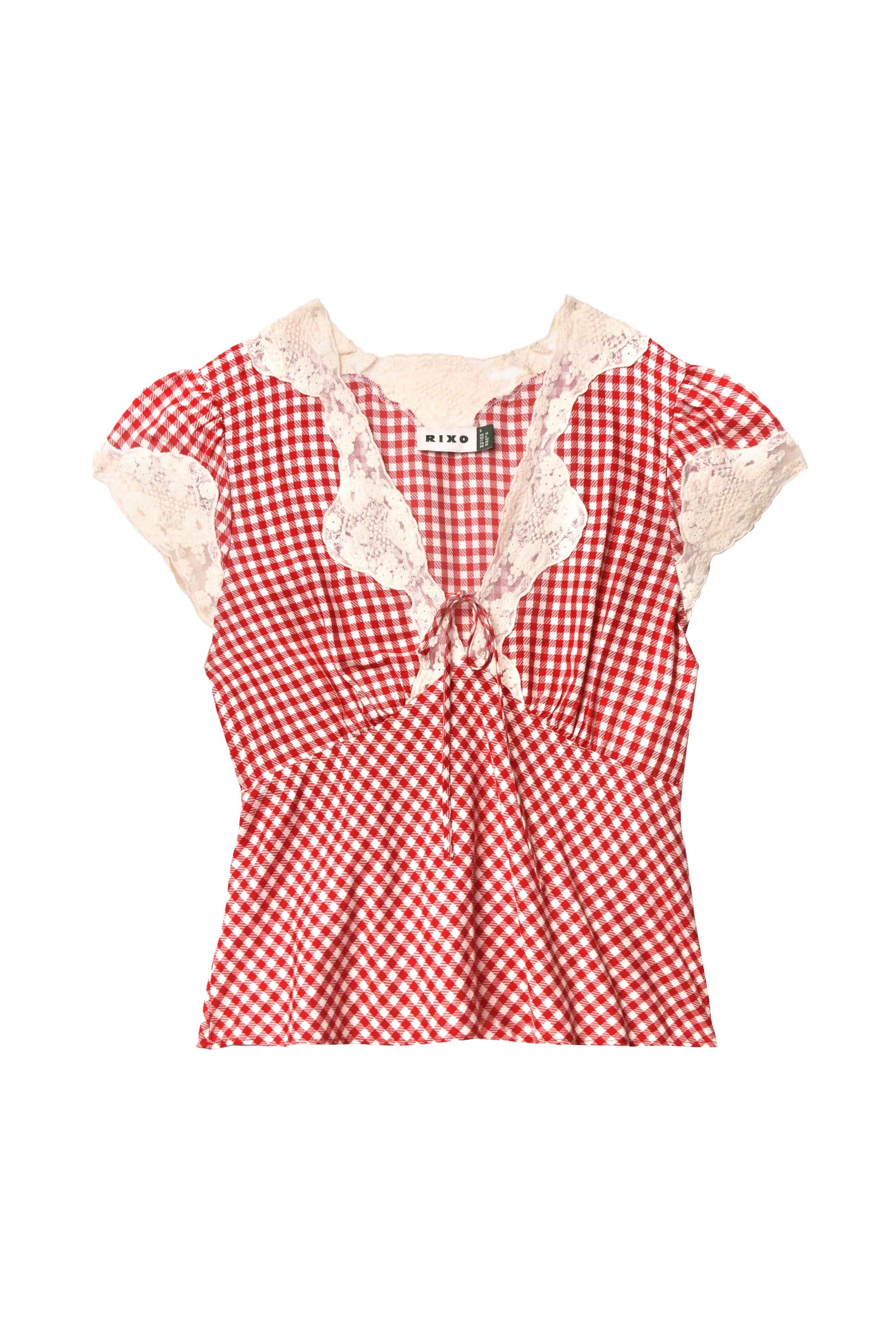 Elaine  -  French Check Red