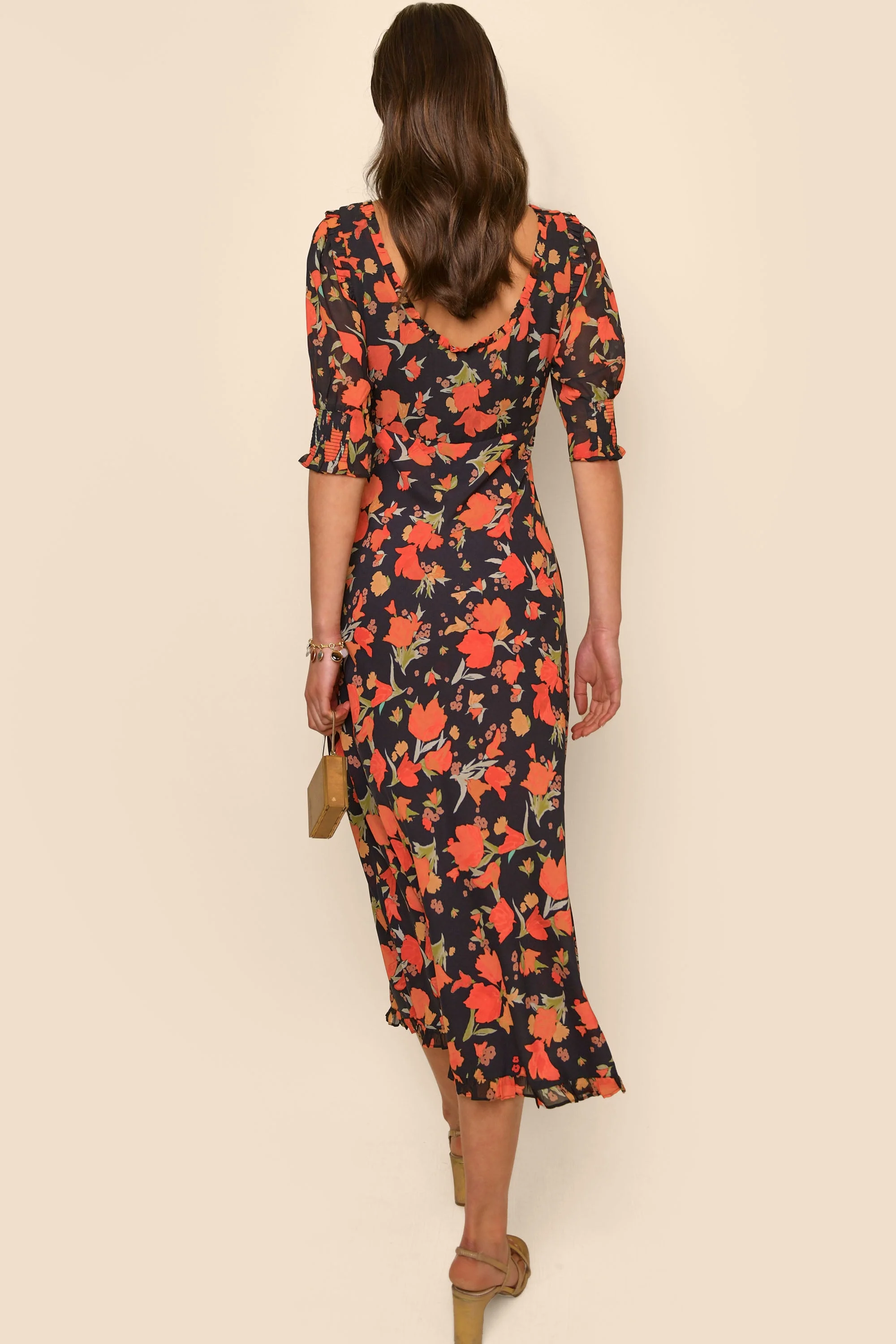 Sathya - Floral Black