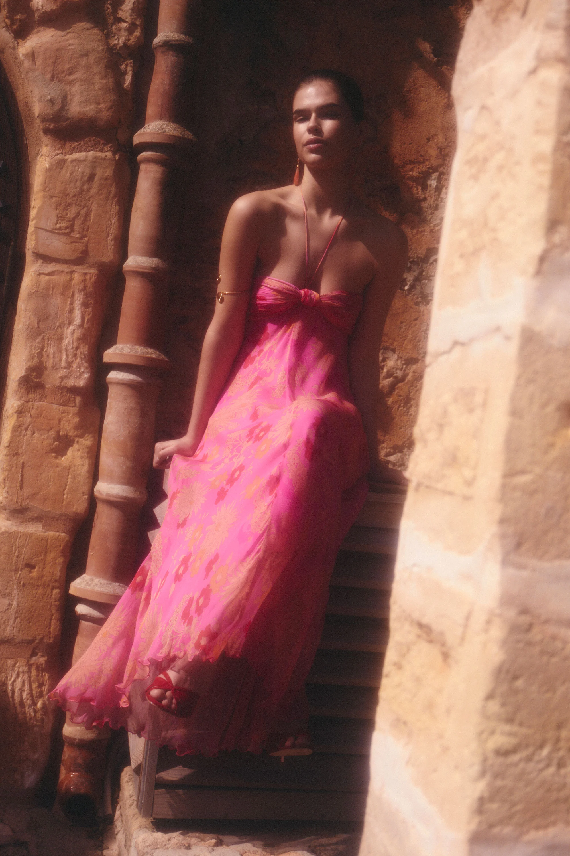 samira - french floral pink