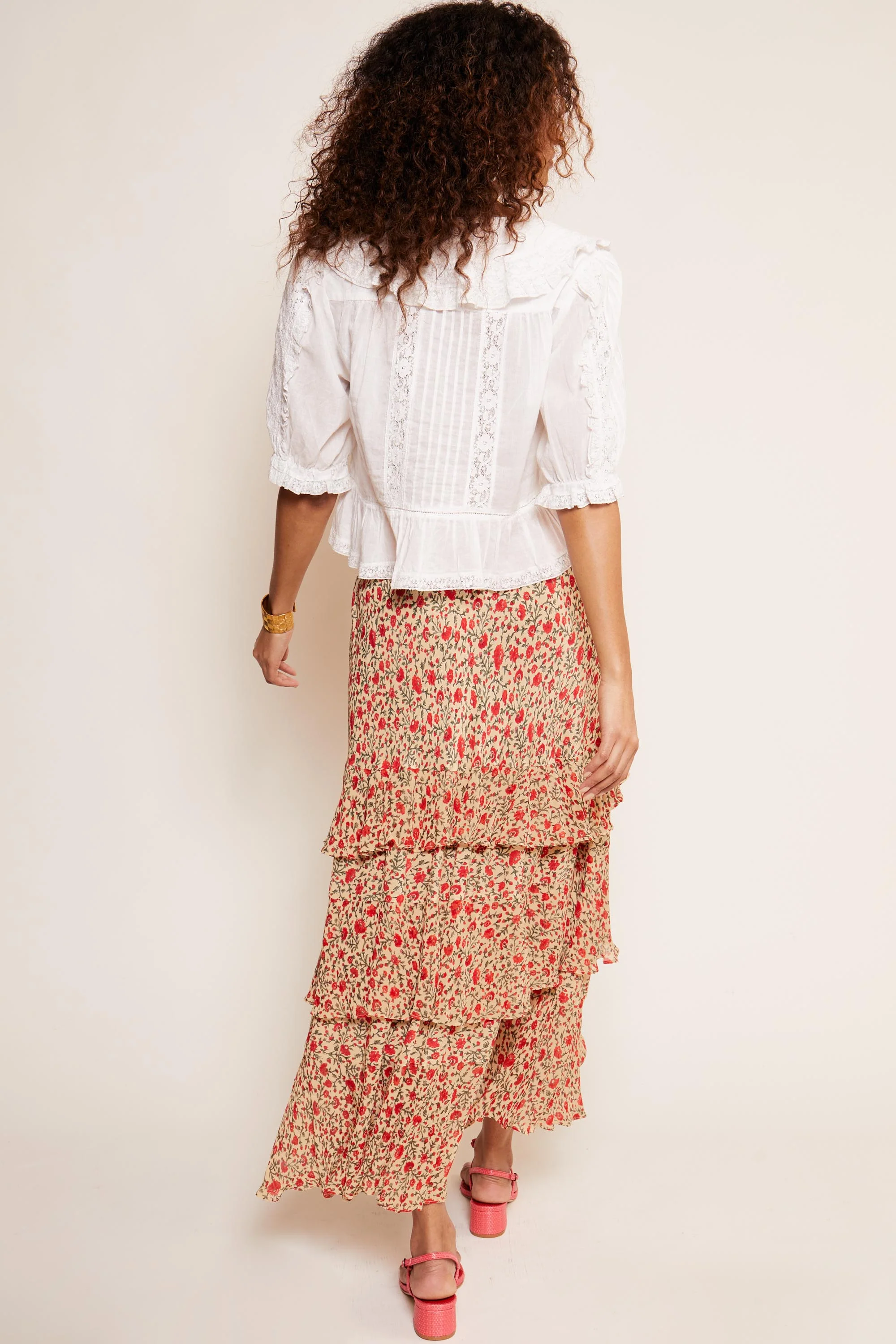 Preslee - Ditsy Cream