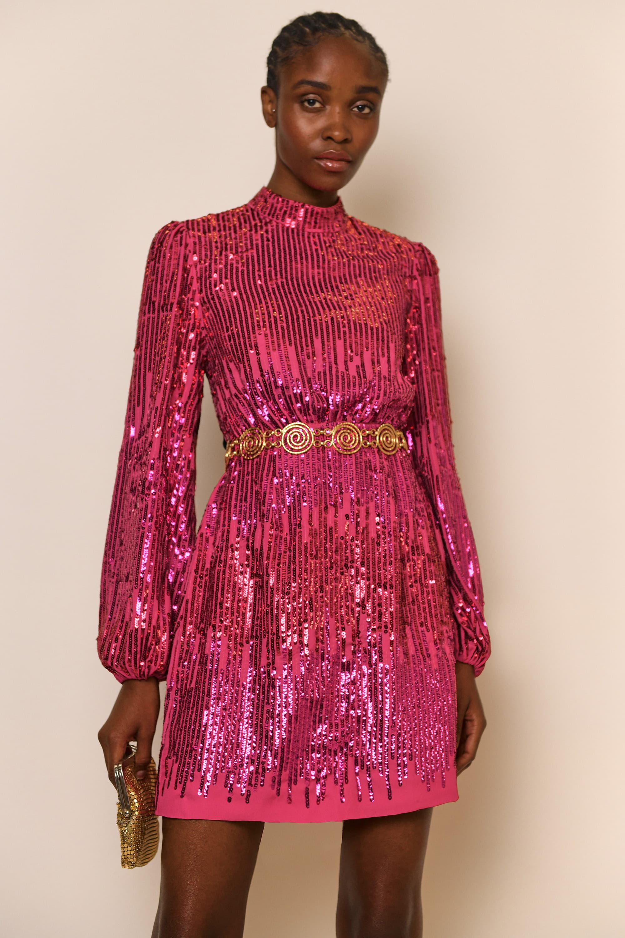 Lara - Hot Pink Sequin