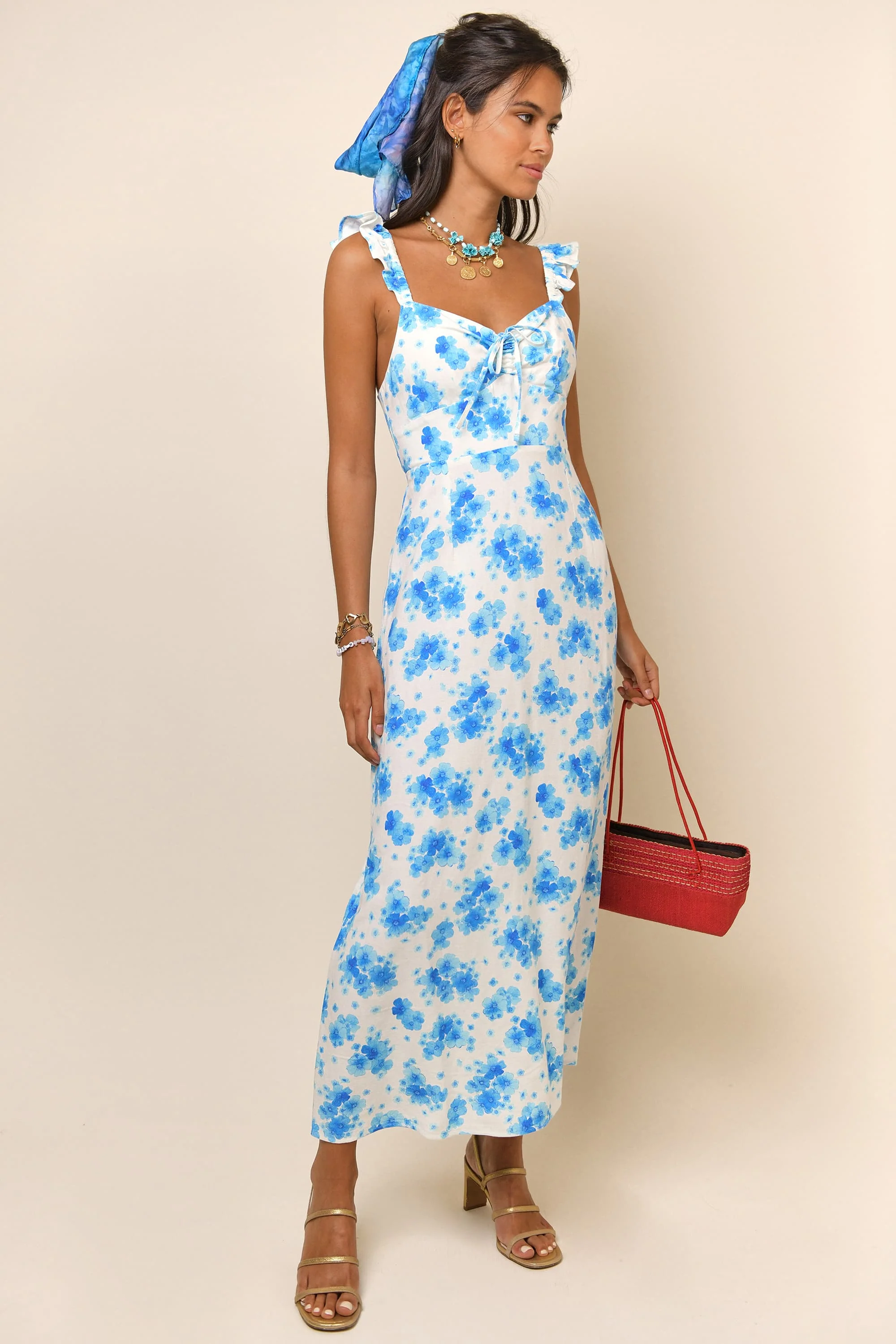 Cecile - Blue Victoria Floral