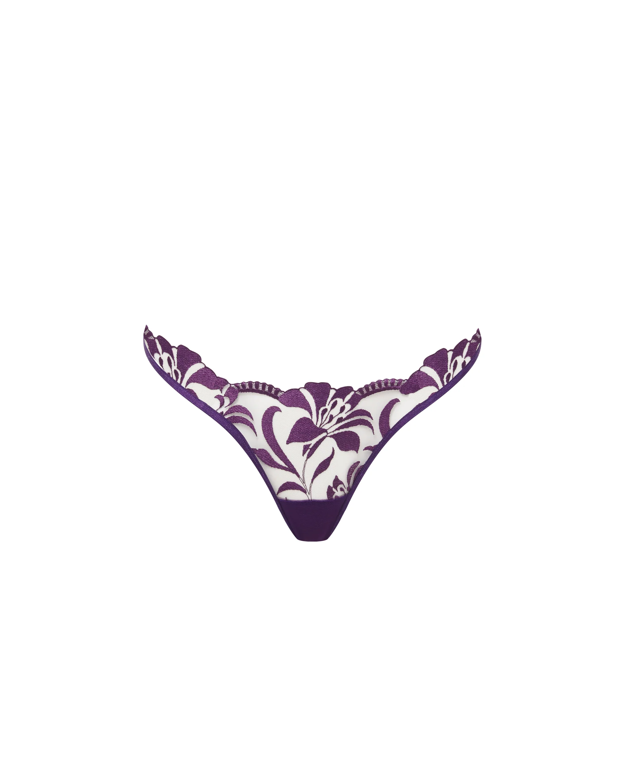 Leonora Brief Acai Purple/Sheer