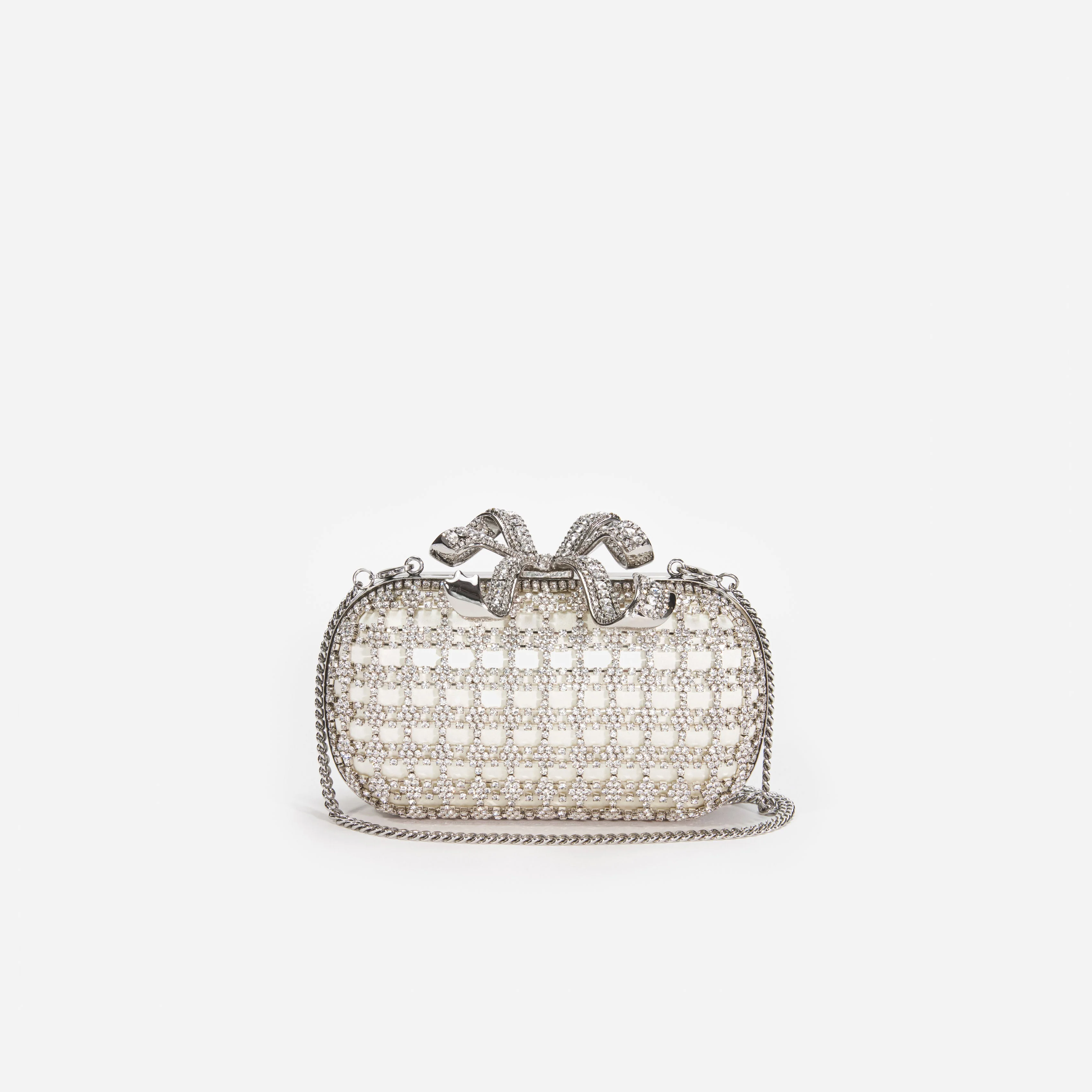 Champagne Crystal Clutch Bag