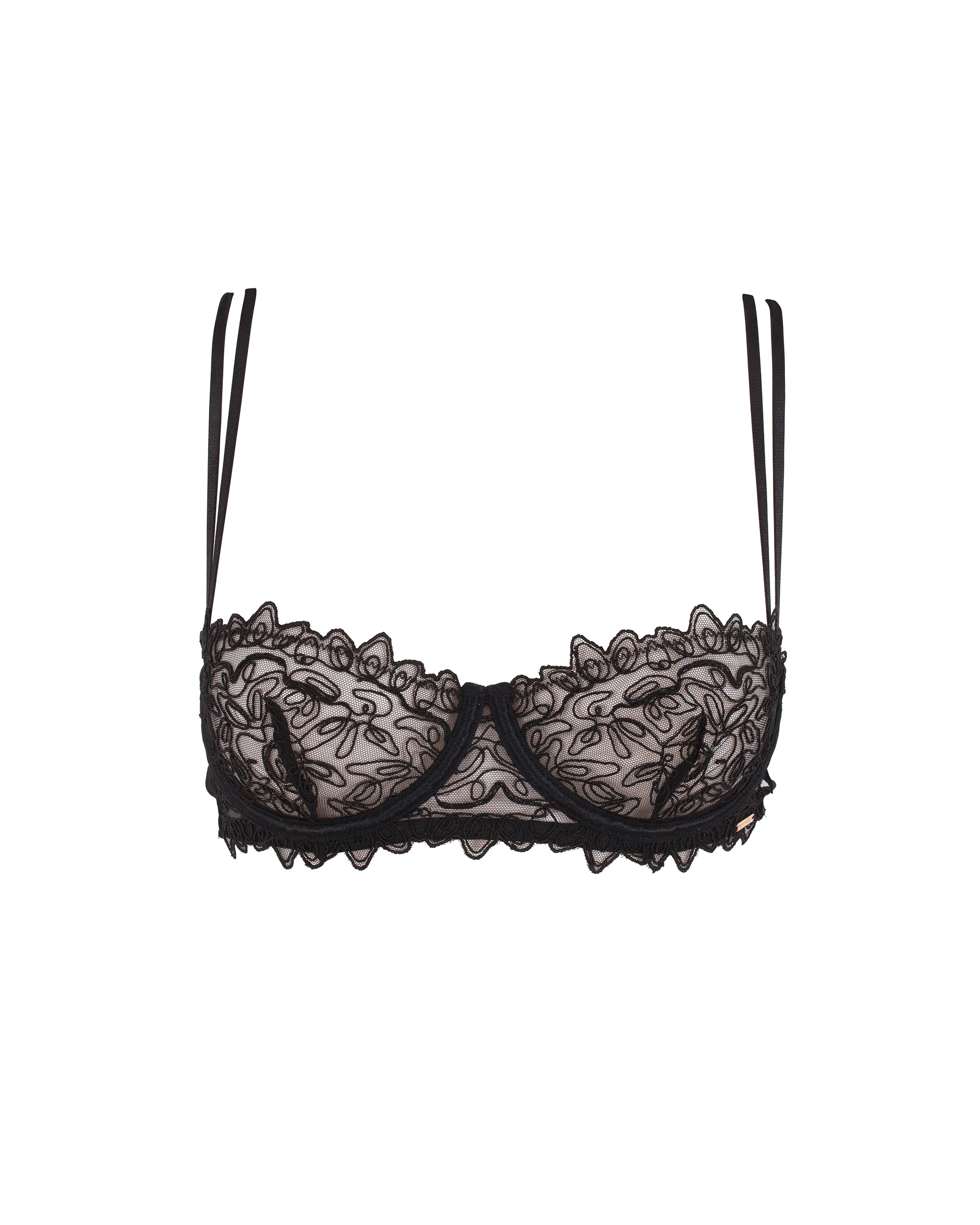 Audrey Balcony Bra Black
