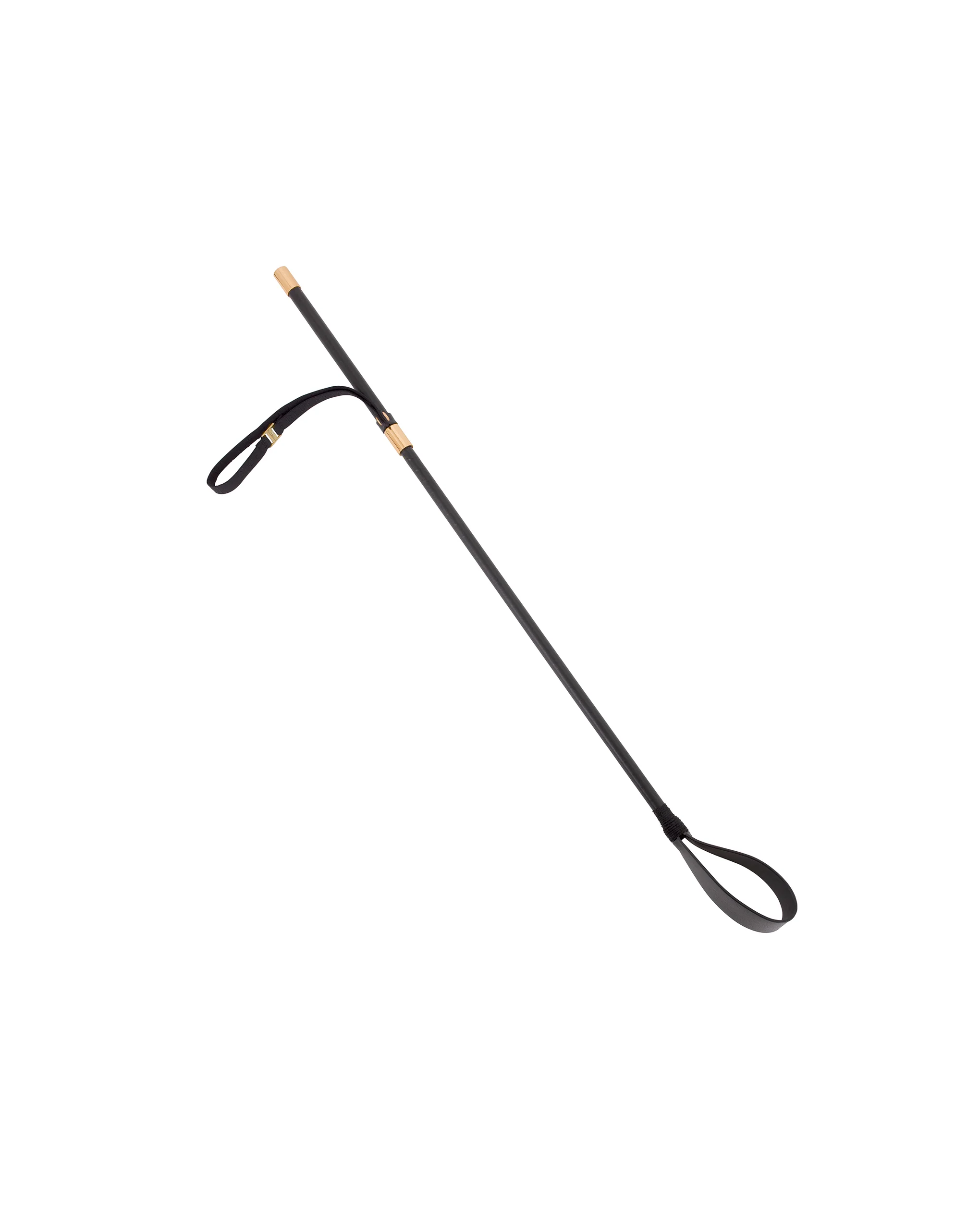 Zuri Faux Leather Crop Black