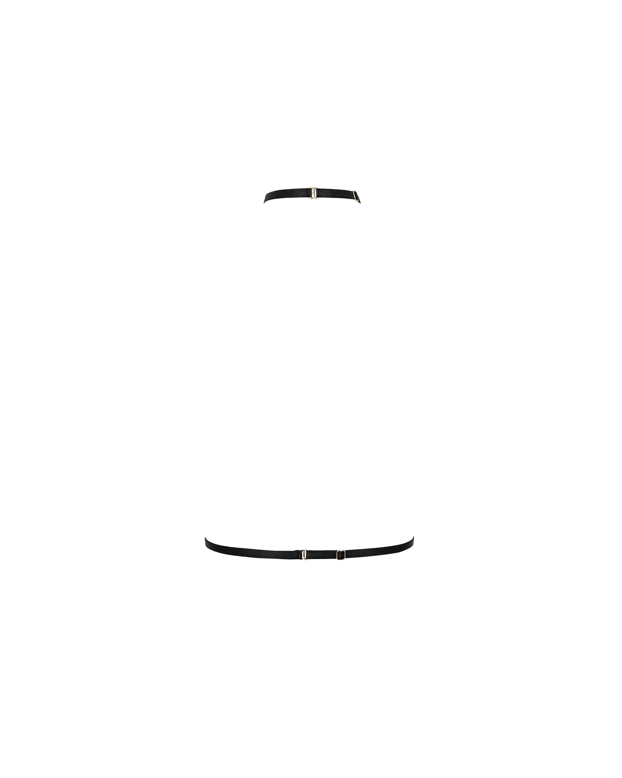 Yvette Harness Black/Sheer