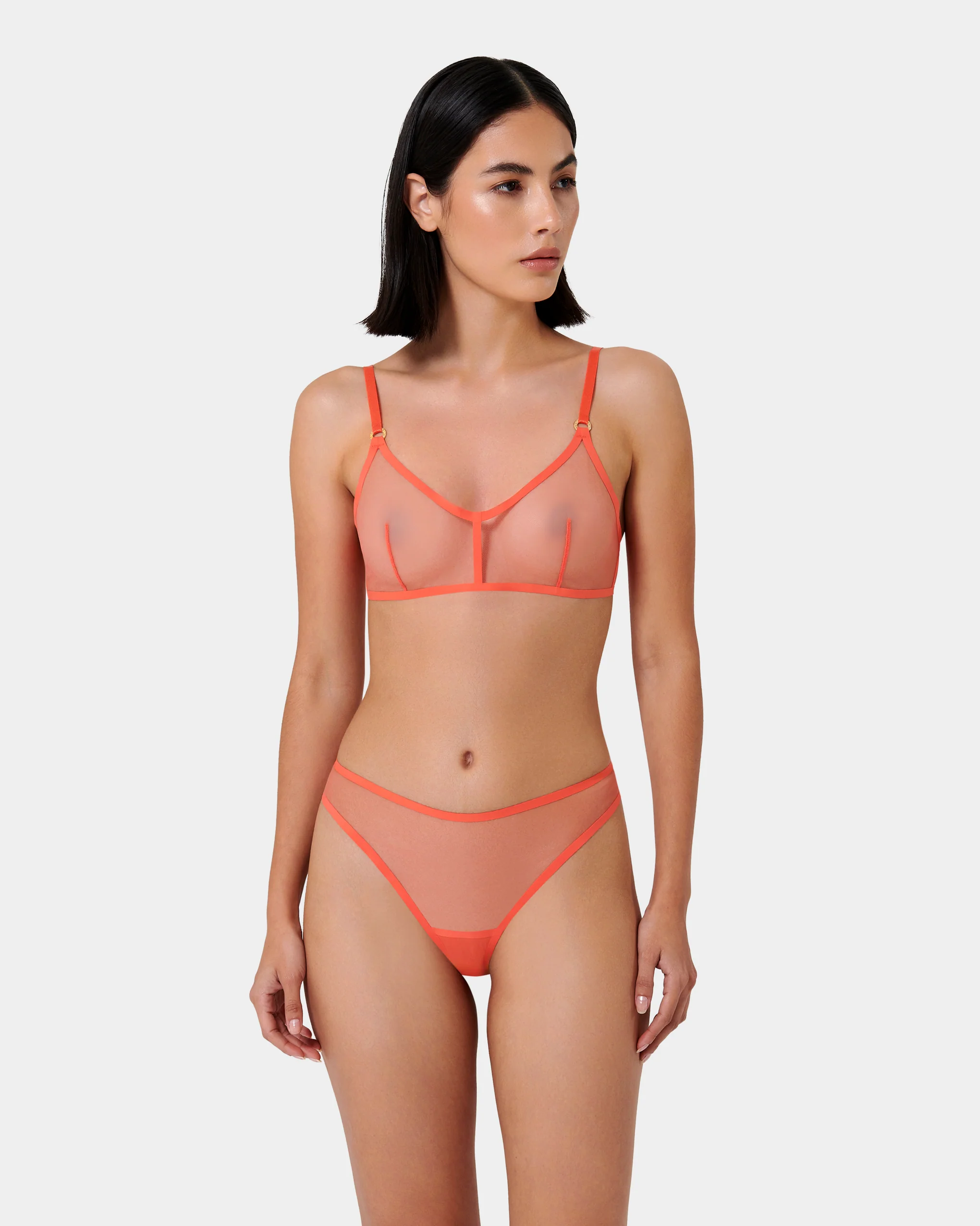 Naomi Soft Bra Hot Coral