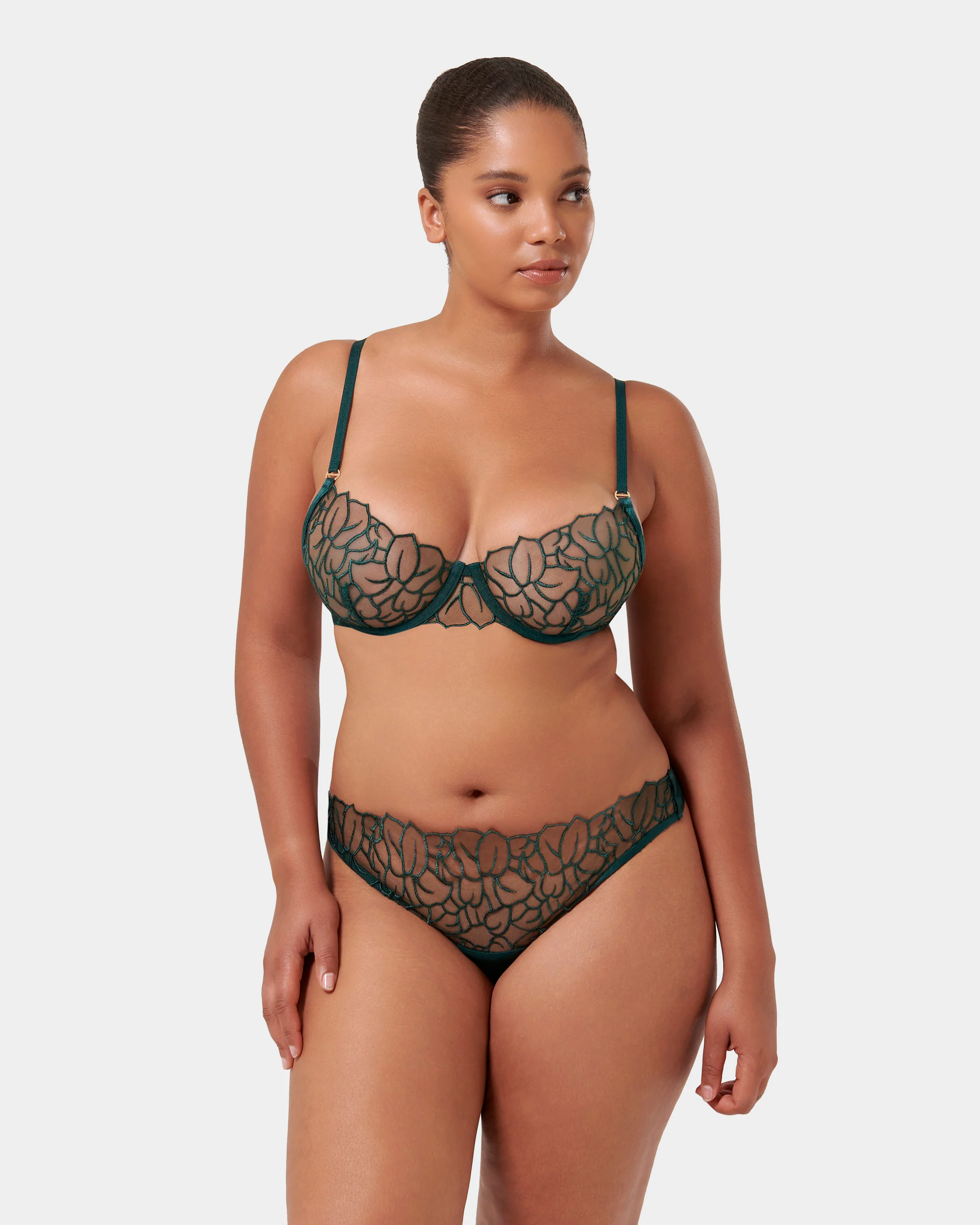 Set: Laurel Botanical Garden Green