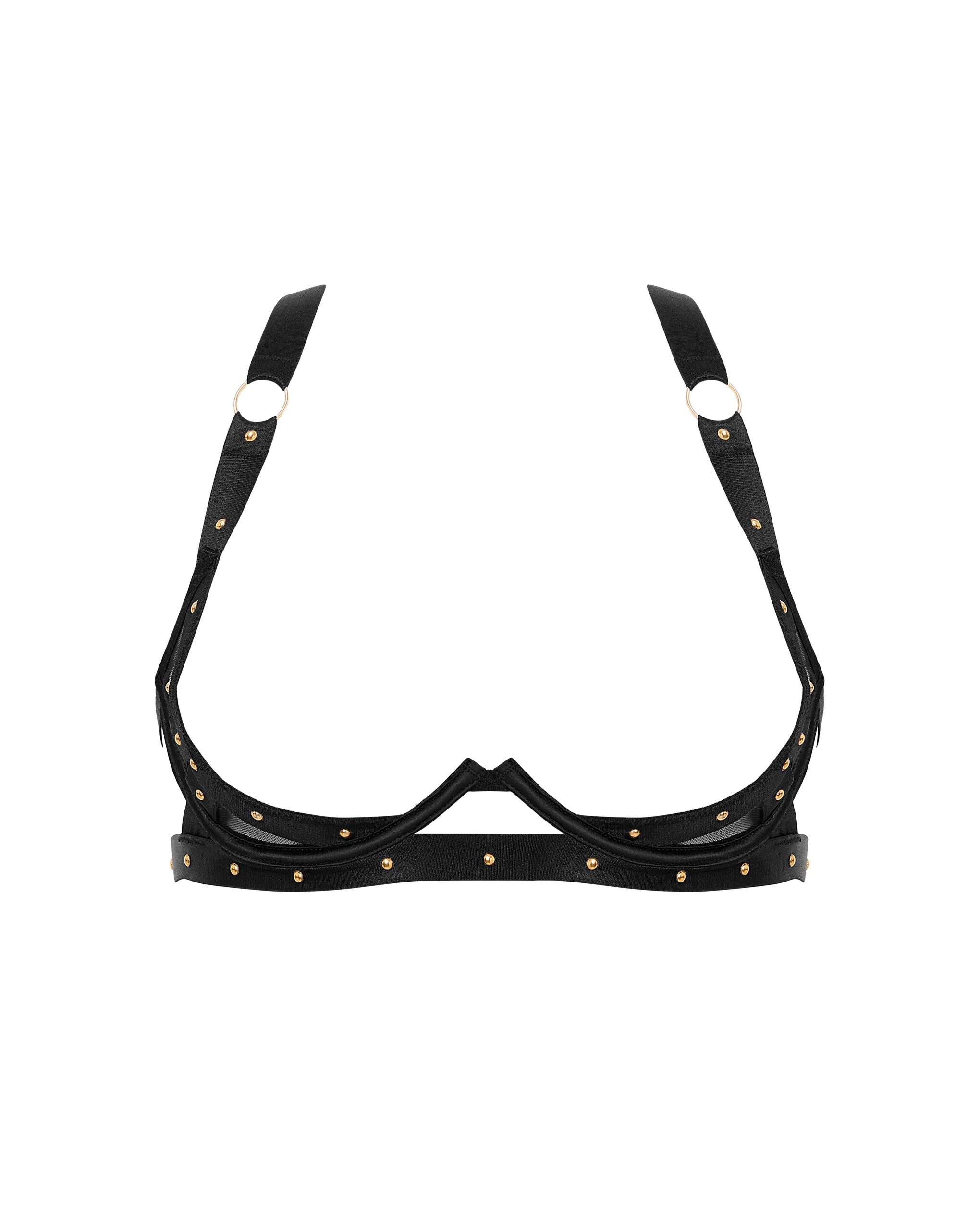 Sana Open Wired Bra Black