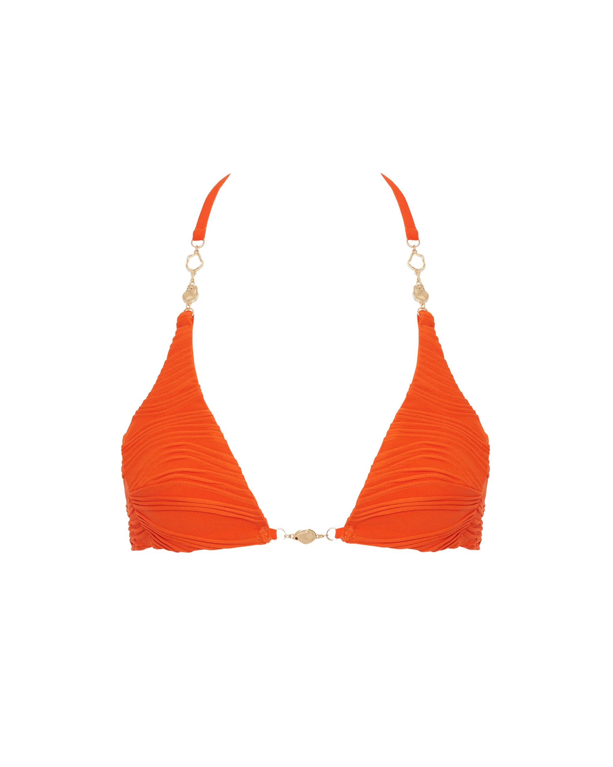 Orta Triangle Bikini Top Orange