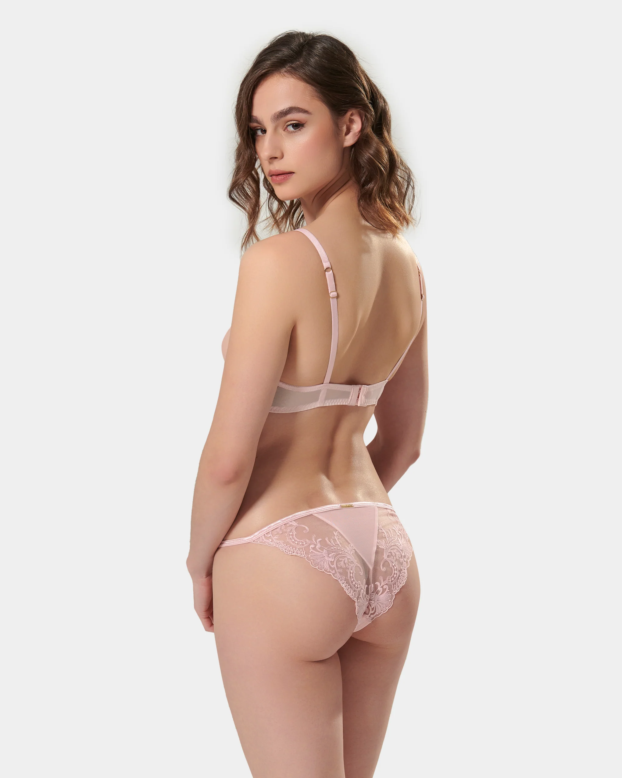 Marseille Wired Bra Pearl Pink