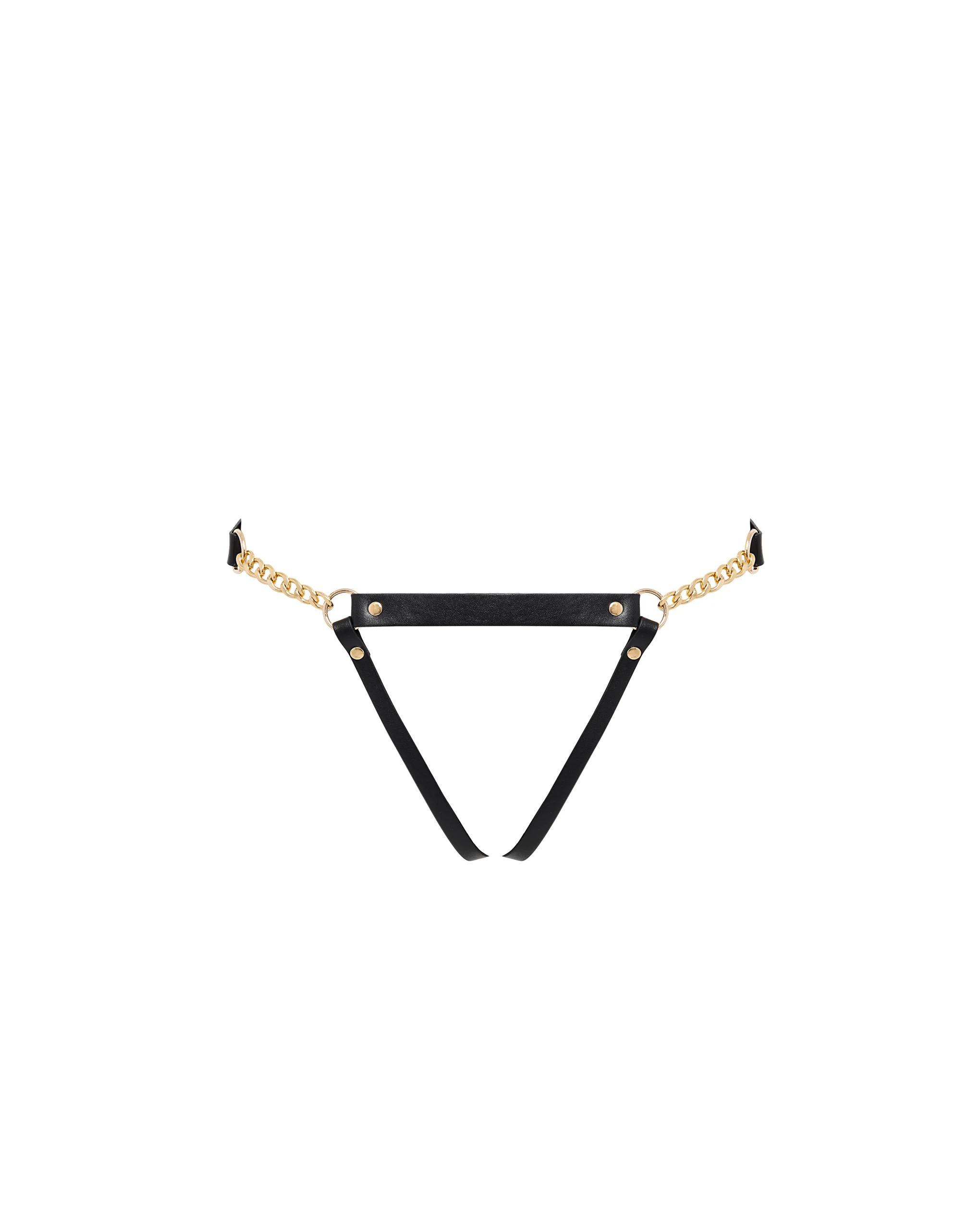 Lotus Open Thong Black