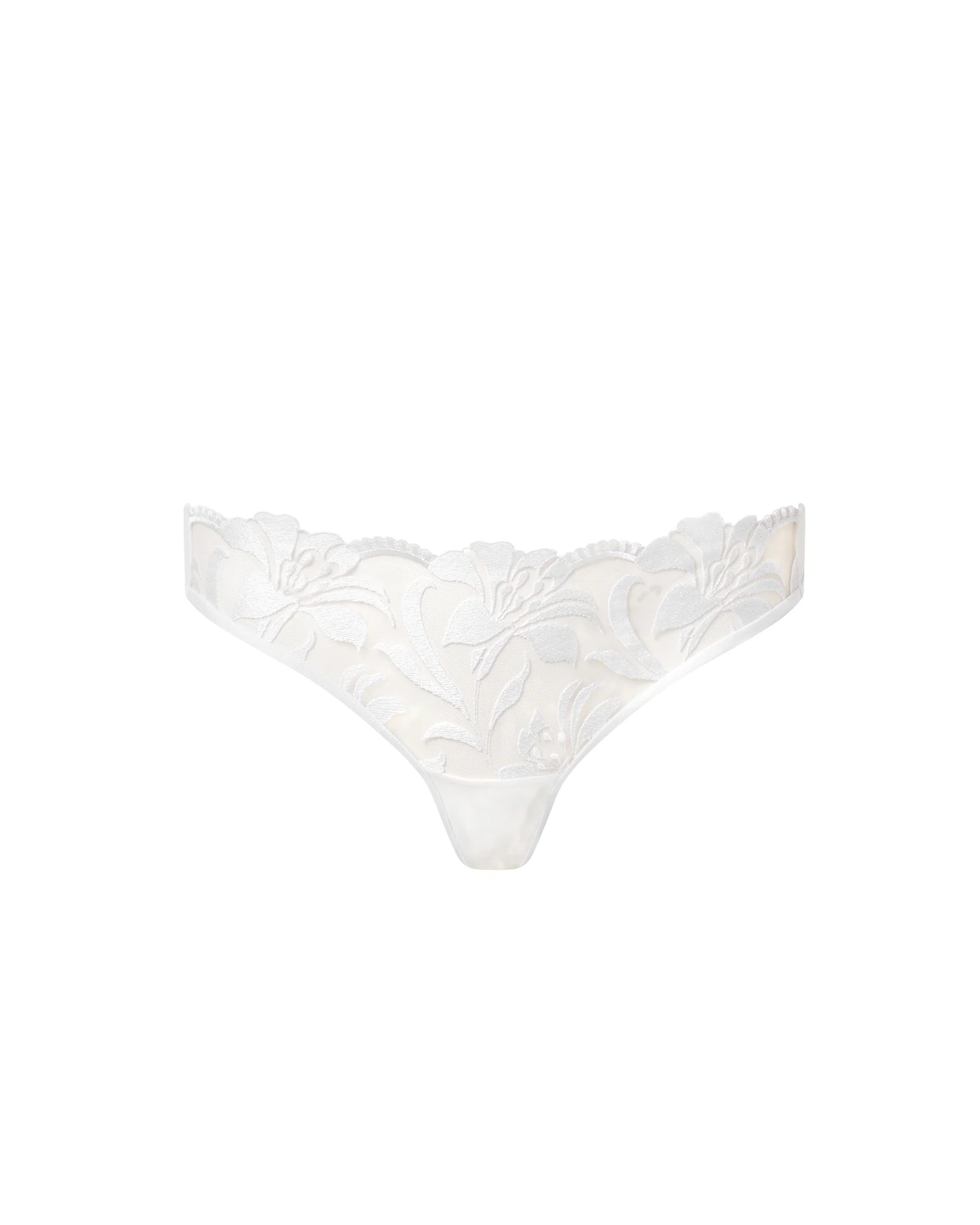 Leonora Brief White/Sheer