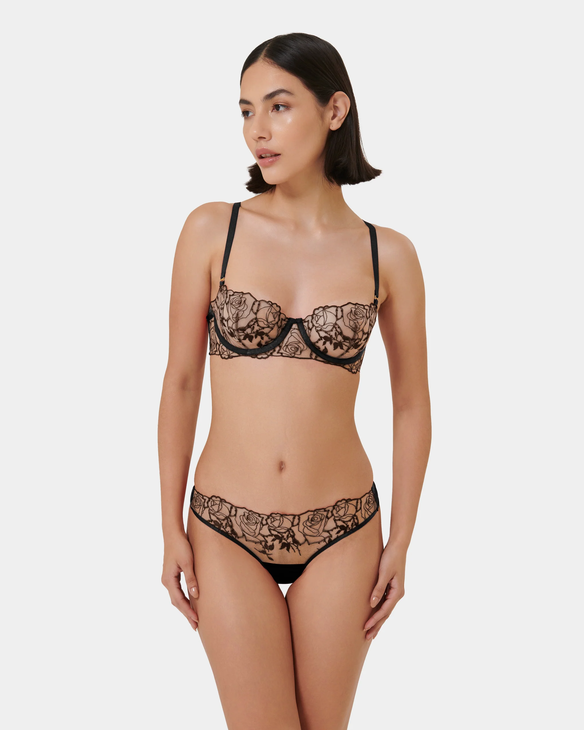 Rosalie Brief Black/Sheer