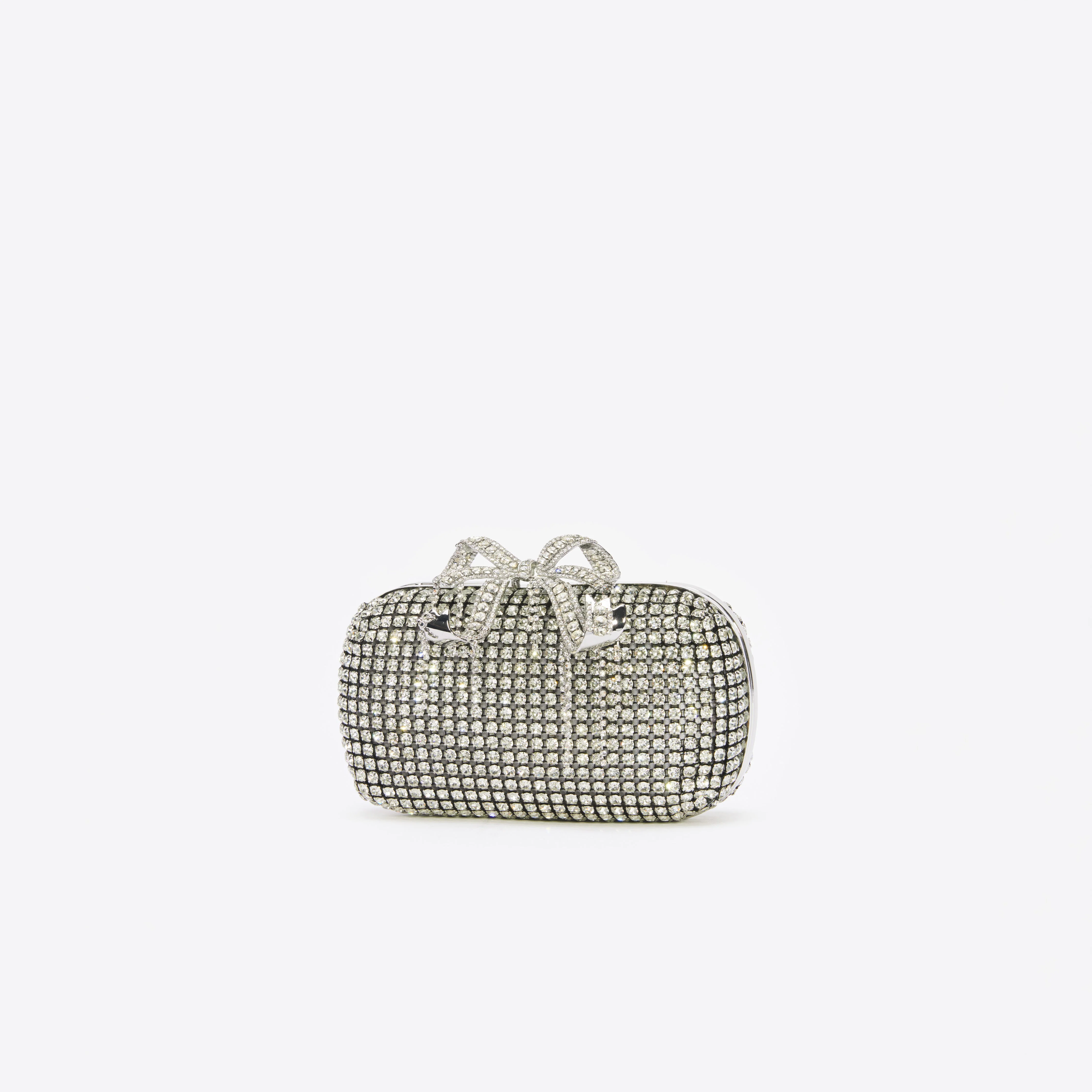 Silver Chainmail Clutch Bag