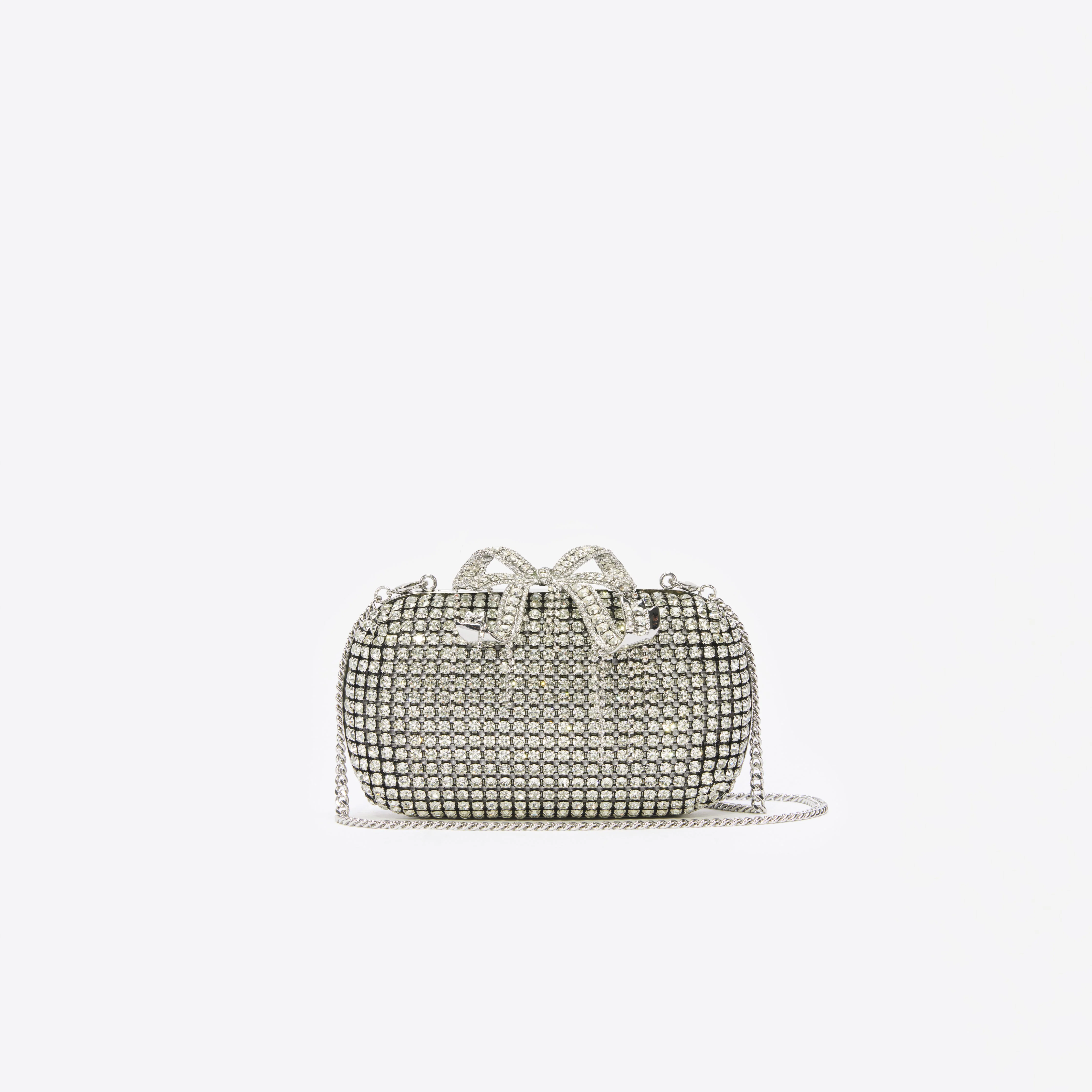 Silver Chainmail Clutch Bag