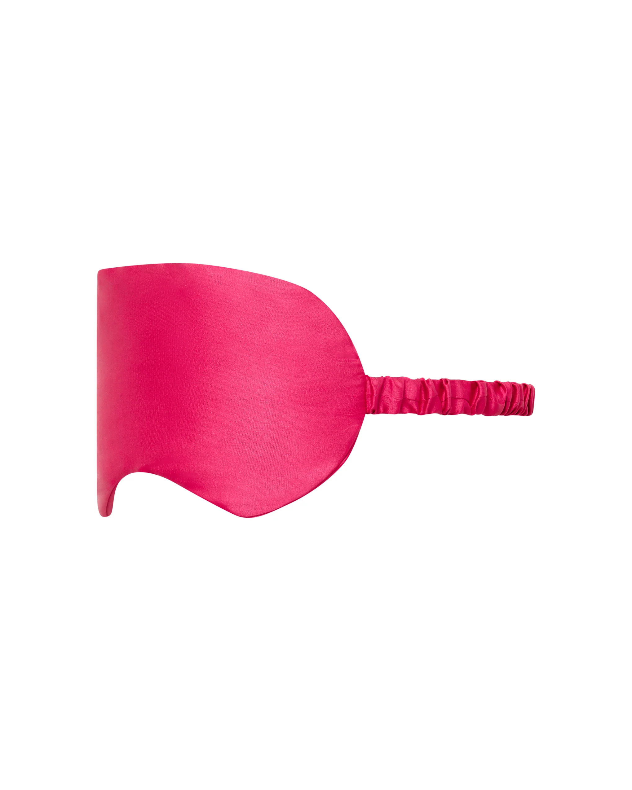 Saskia Luxury Satin Eye Mask Fuchsia Pink