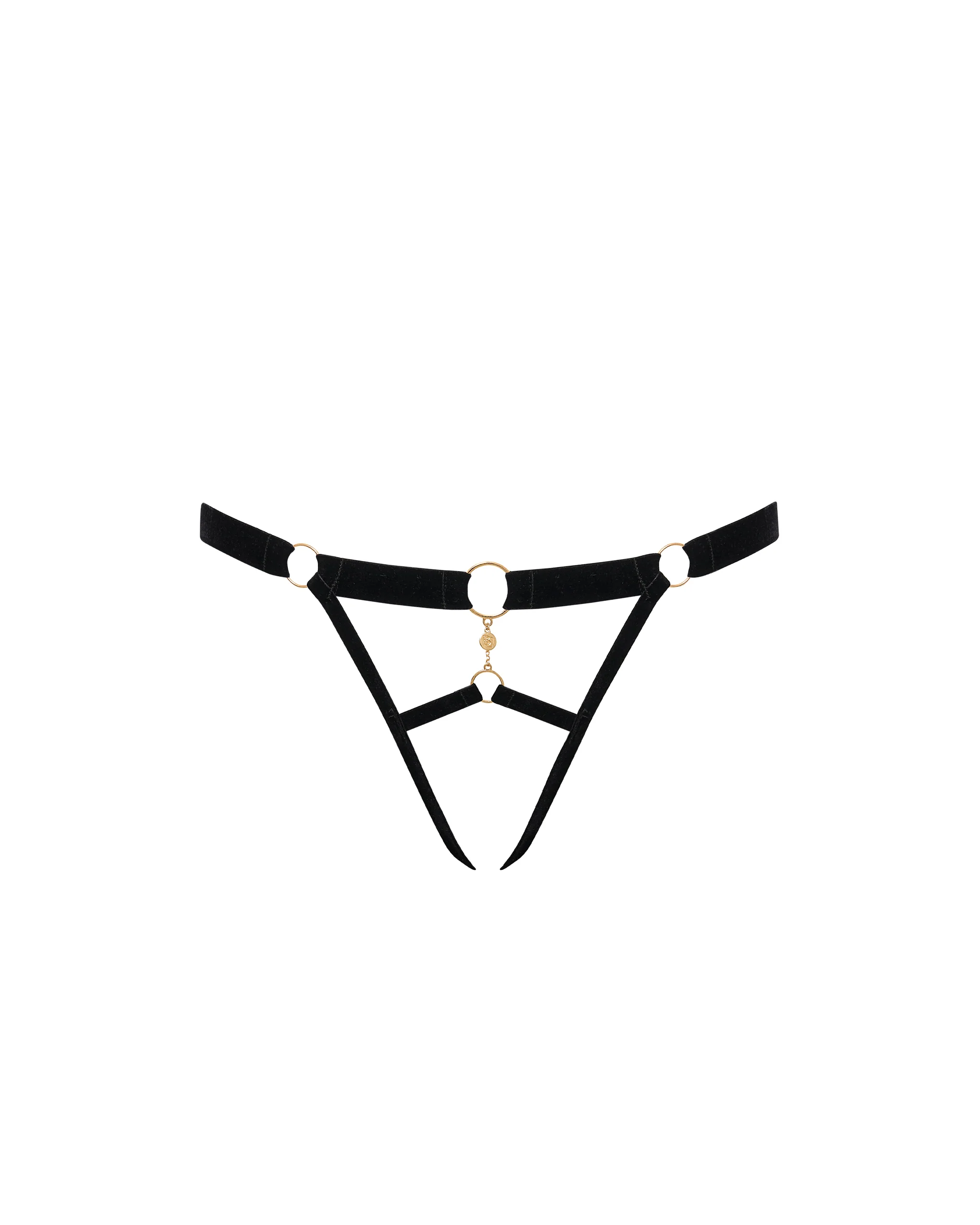 Simone Ouvert Brief Black/Gold