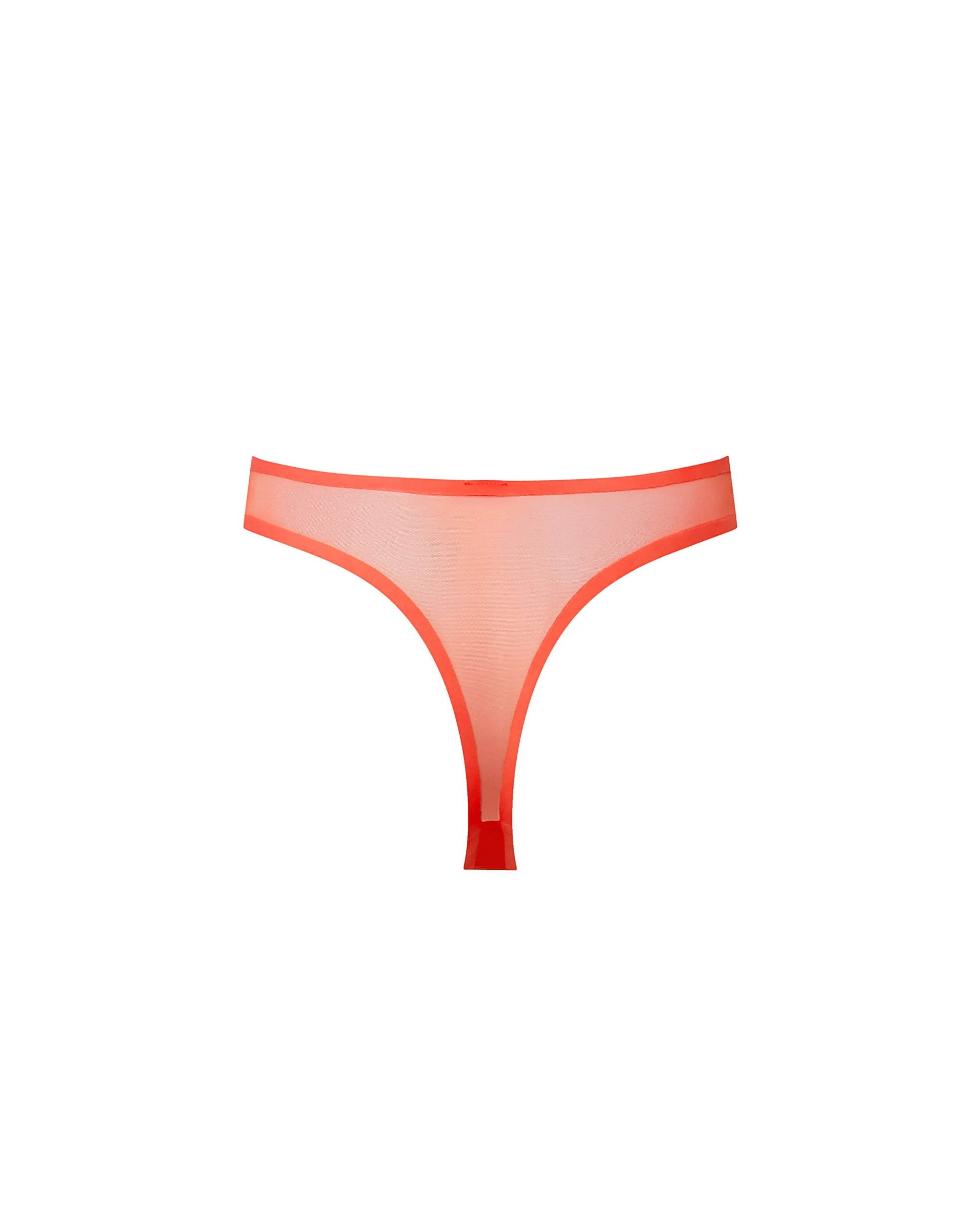 Naomi High-waist Thong Hot Coral