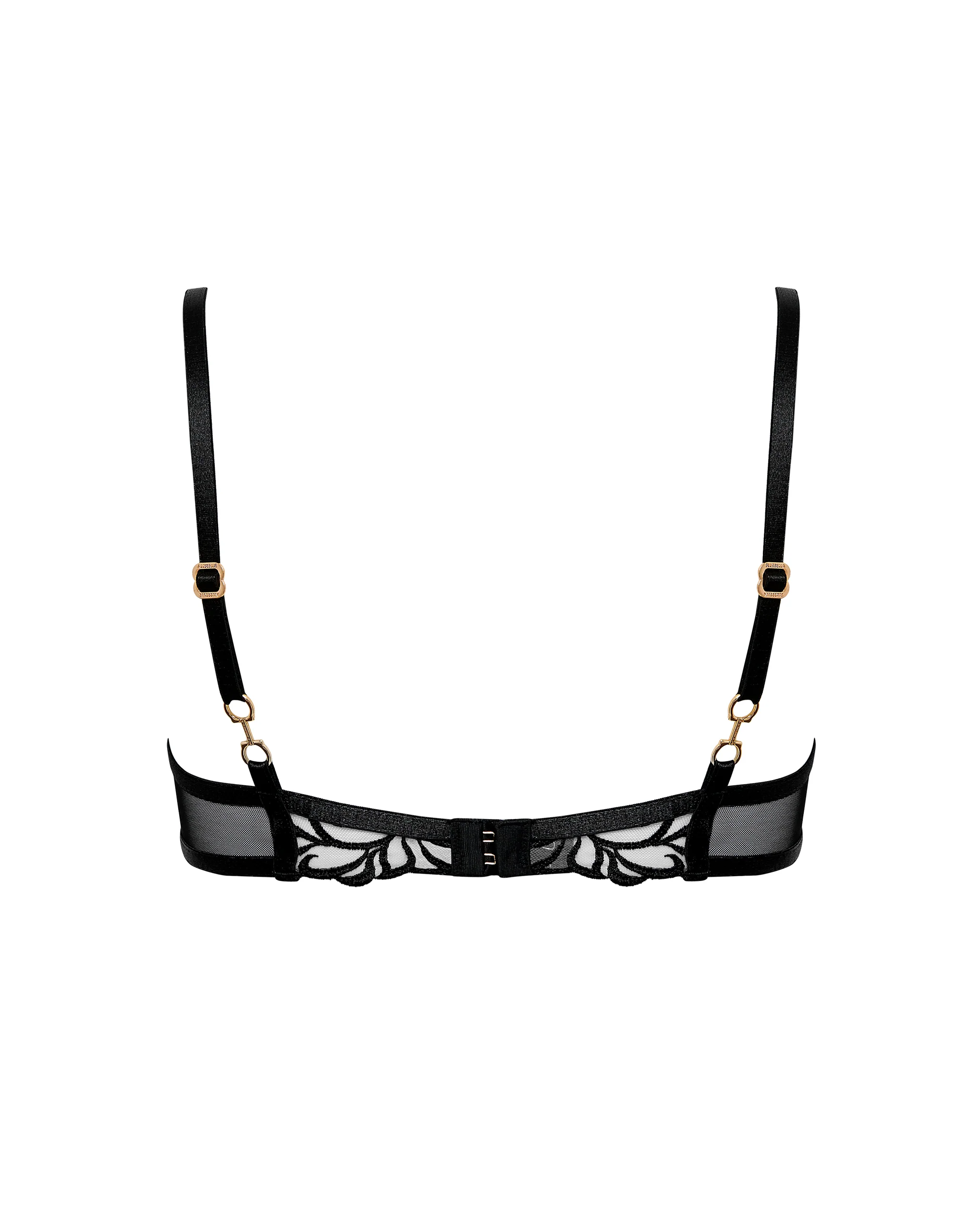 Harriet Eco Bra Black/Sheer