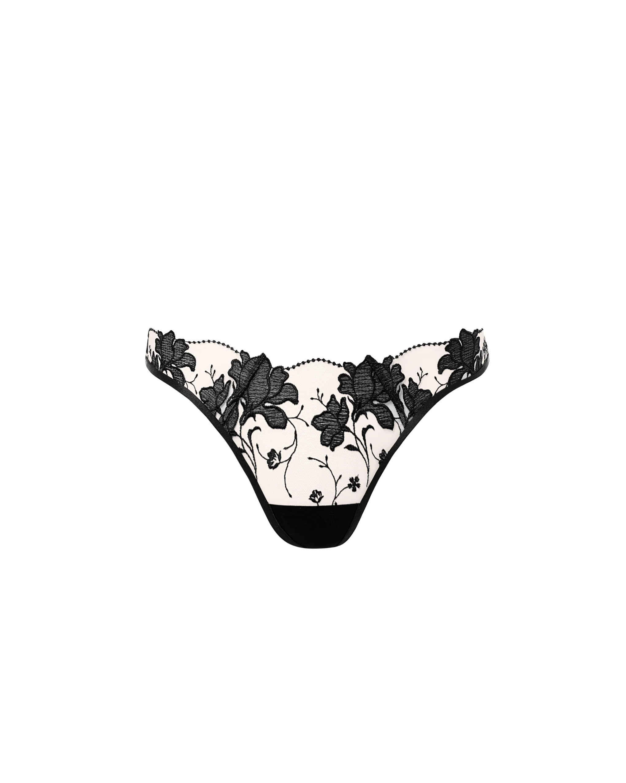 Yvette Thong Black/Sheer