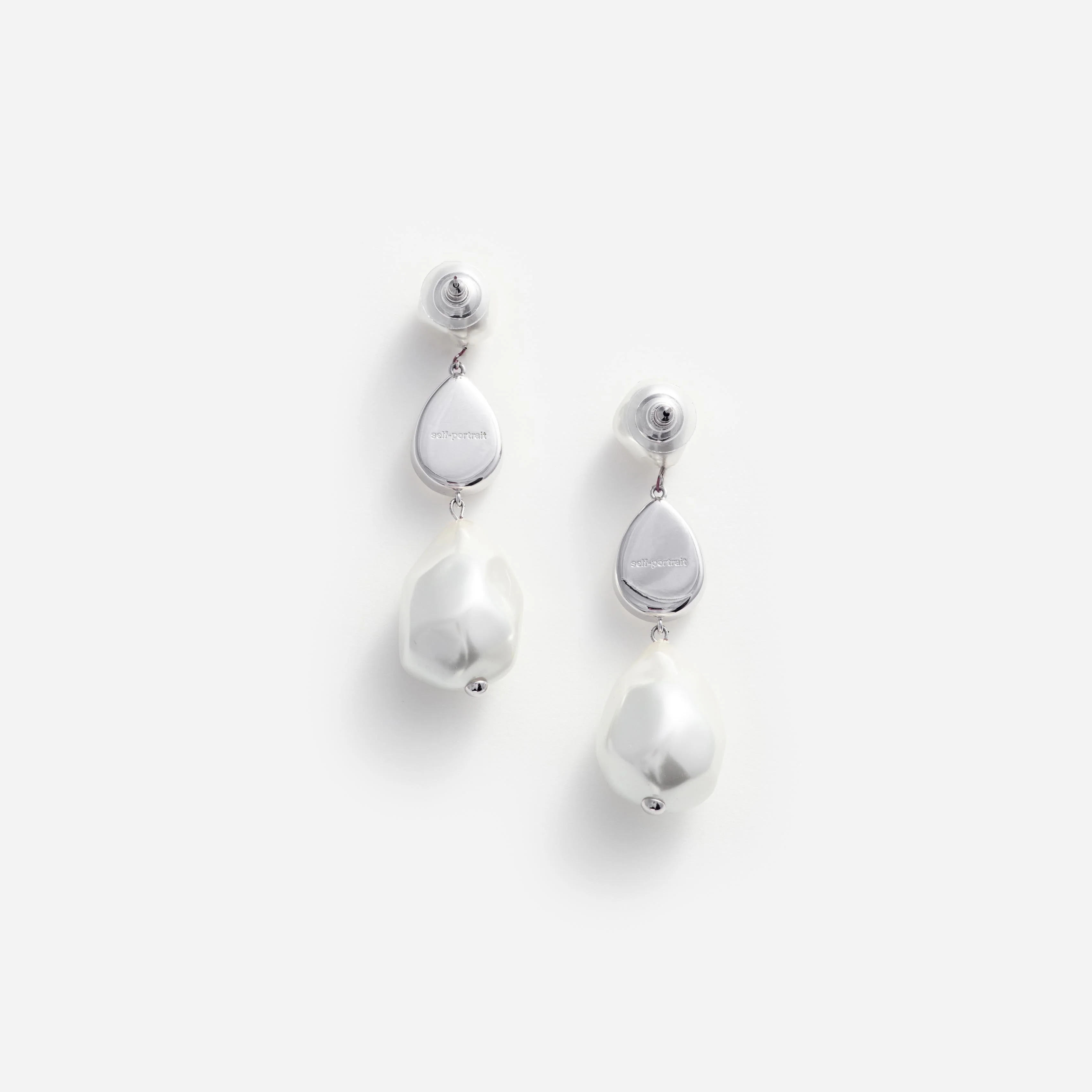 Pearl Crystal Droplet Earrings