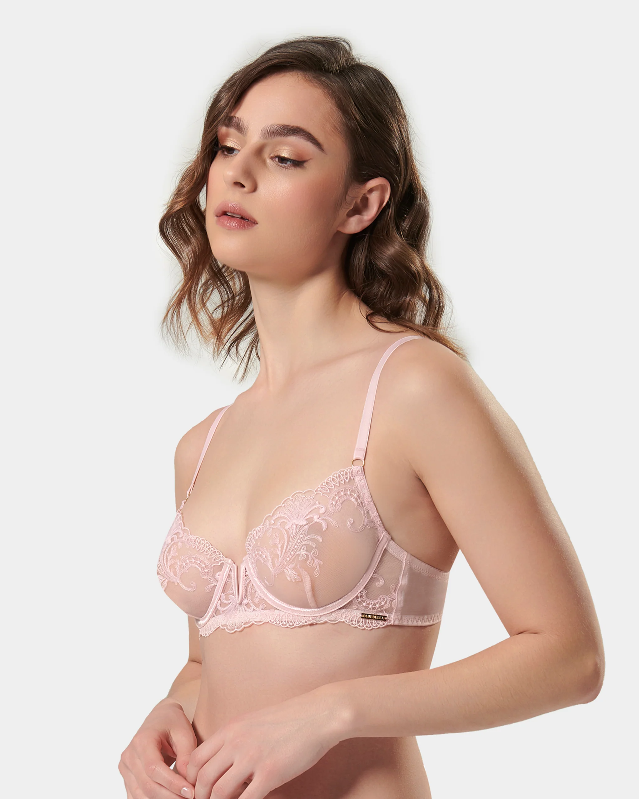 Marseille Wired Bra Pearl Pink