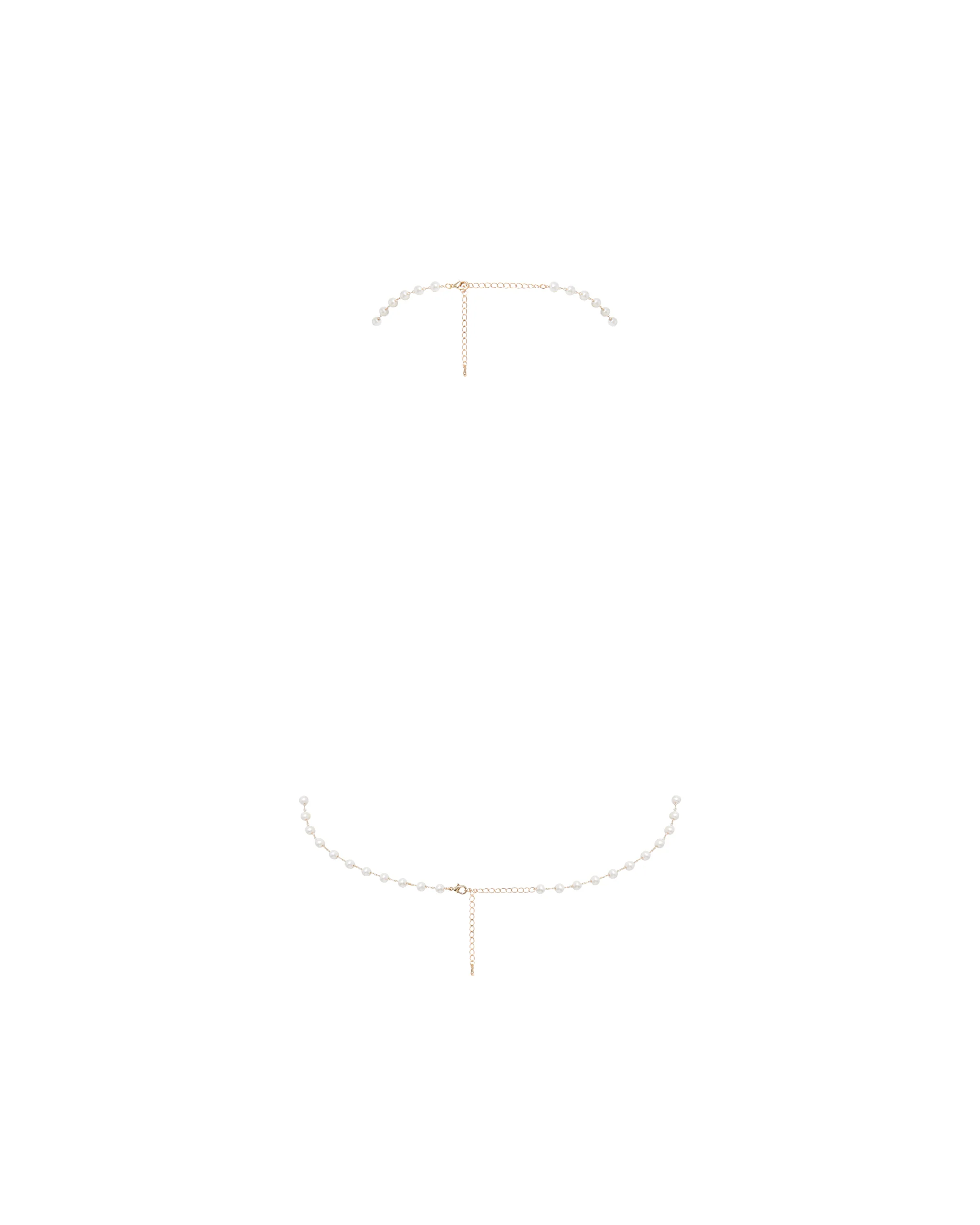 Pearl Open Bra Pearl/Gold