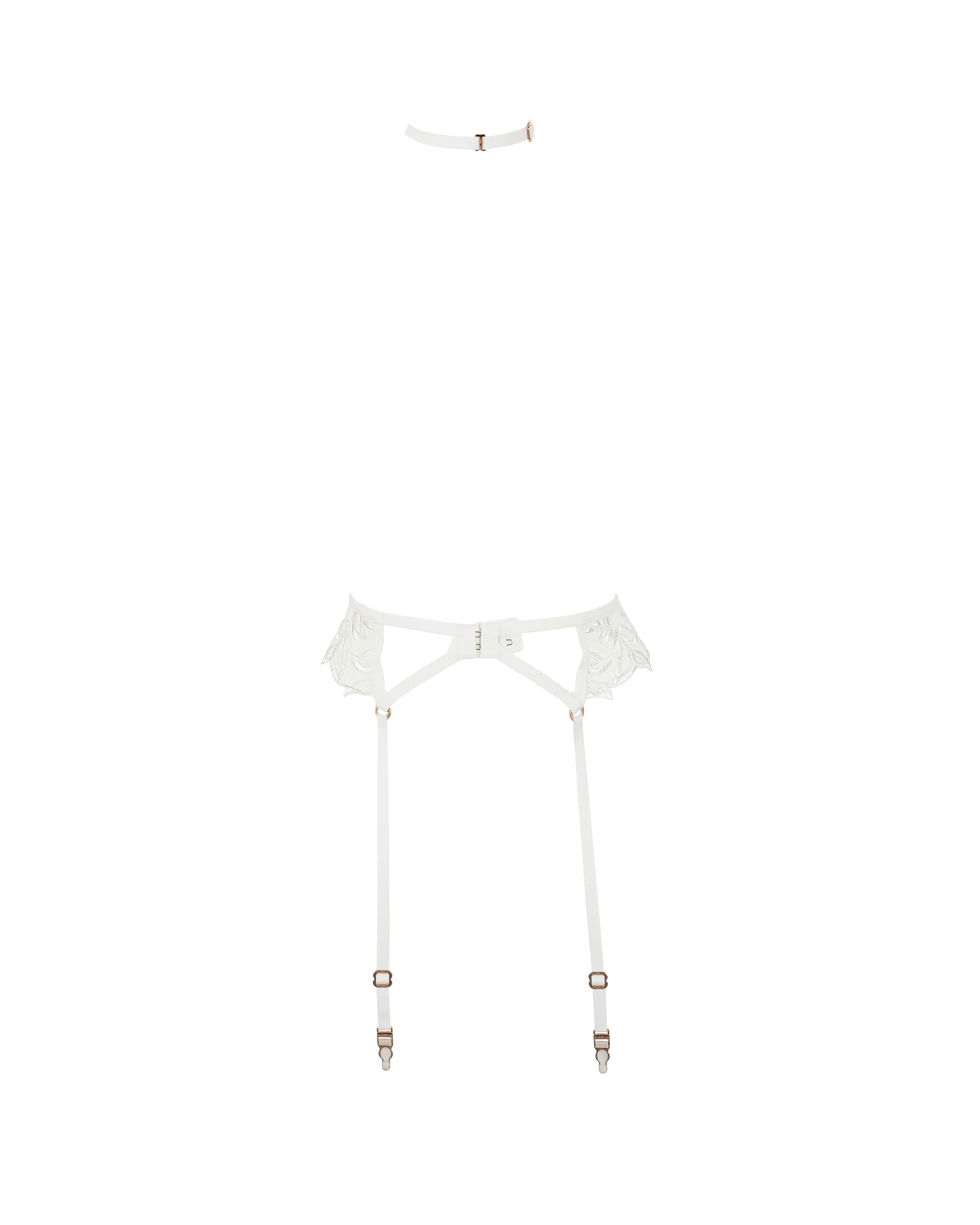 Isadora Suspender Harness White