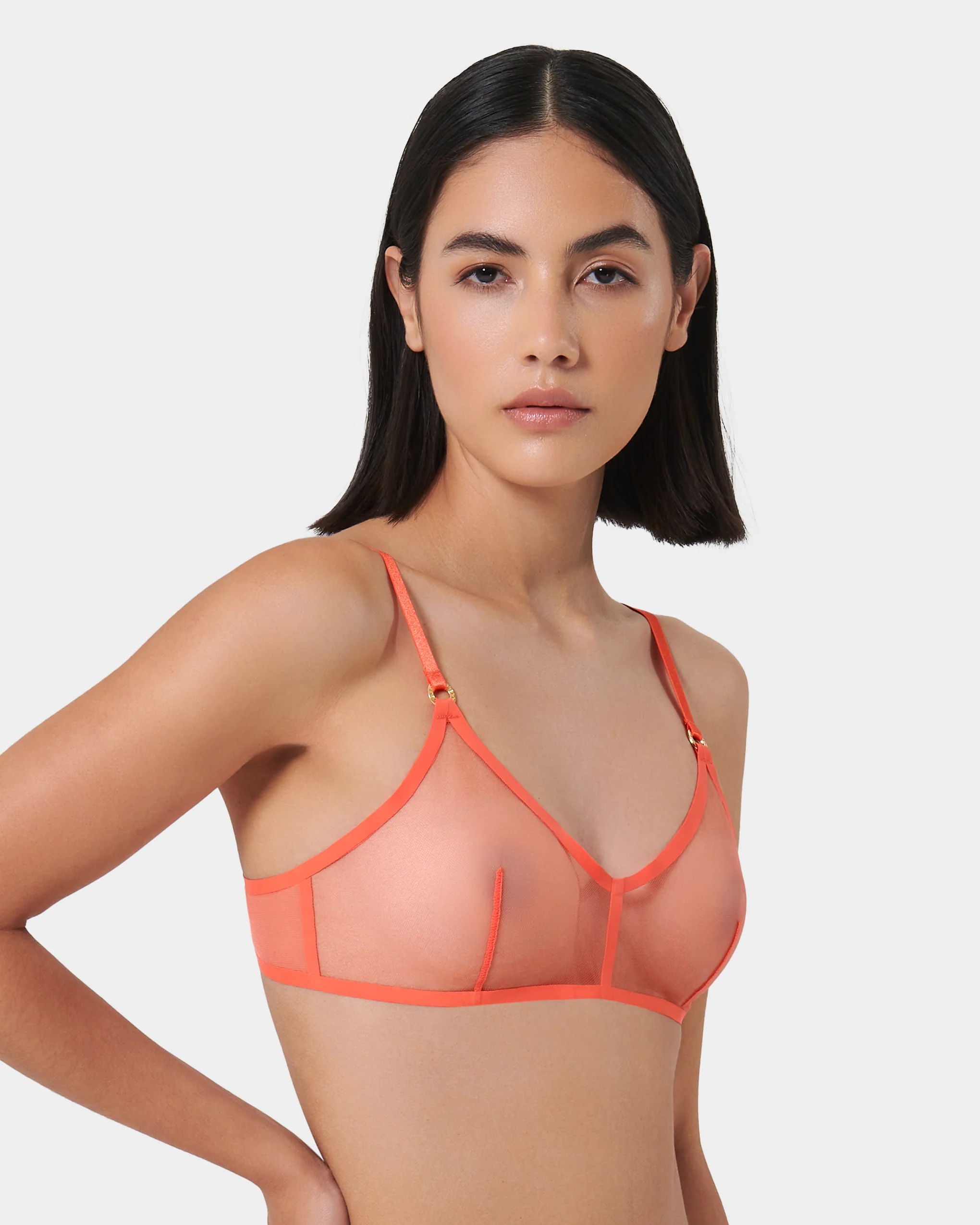 Naomi Soft Bra Hot Coral