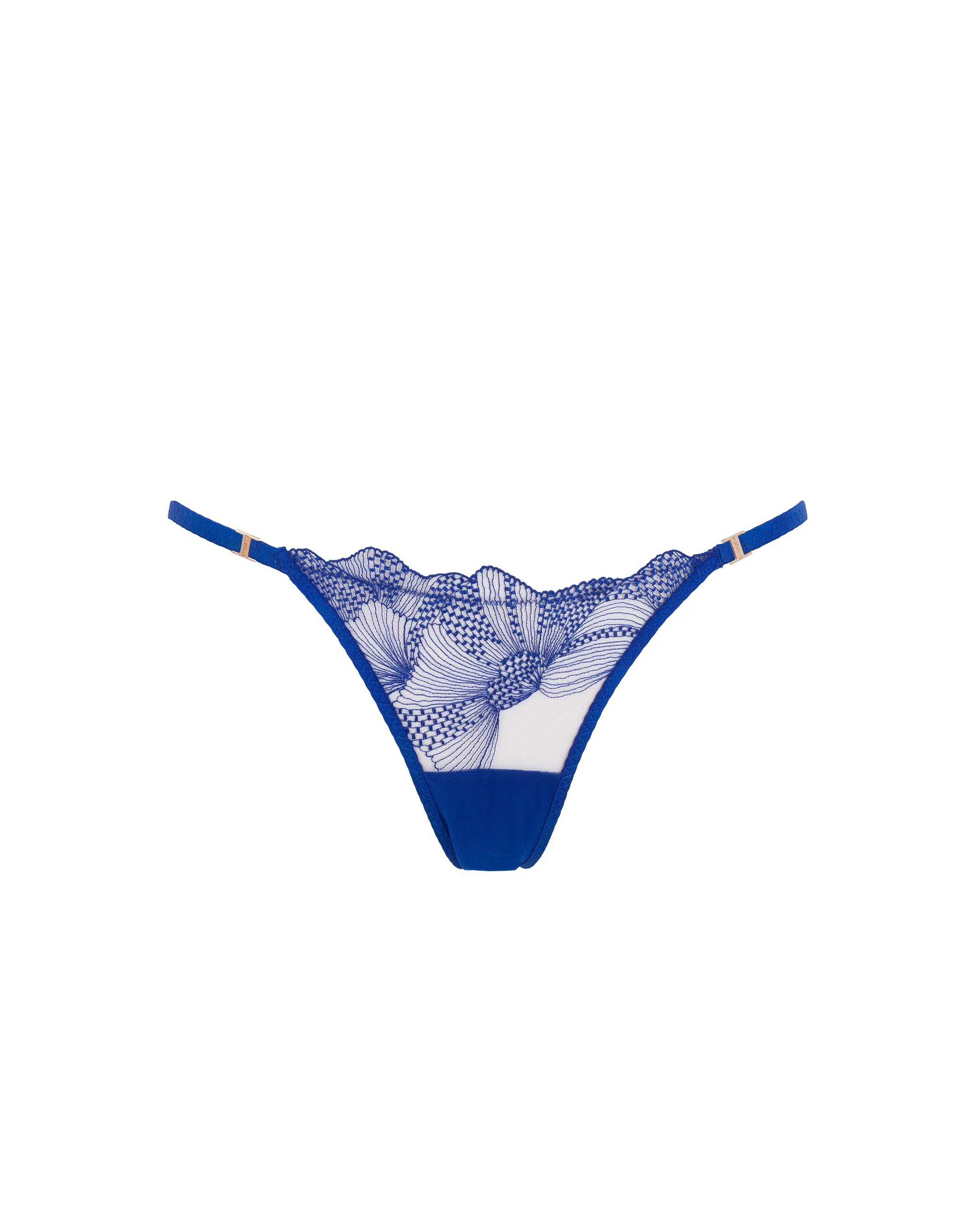 Adeline Brief Sheer/Surf the Web Blue