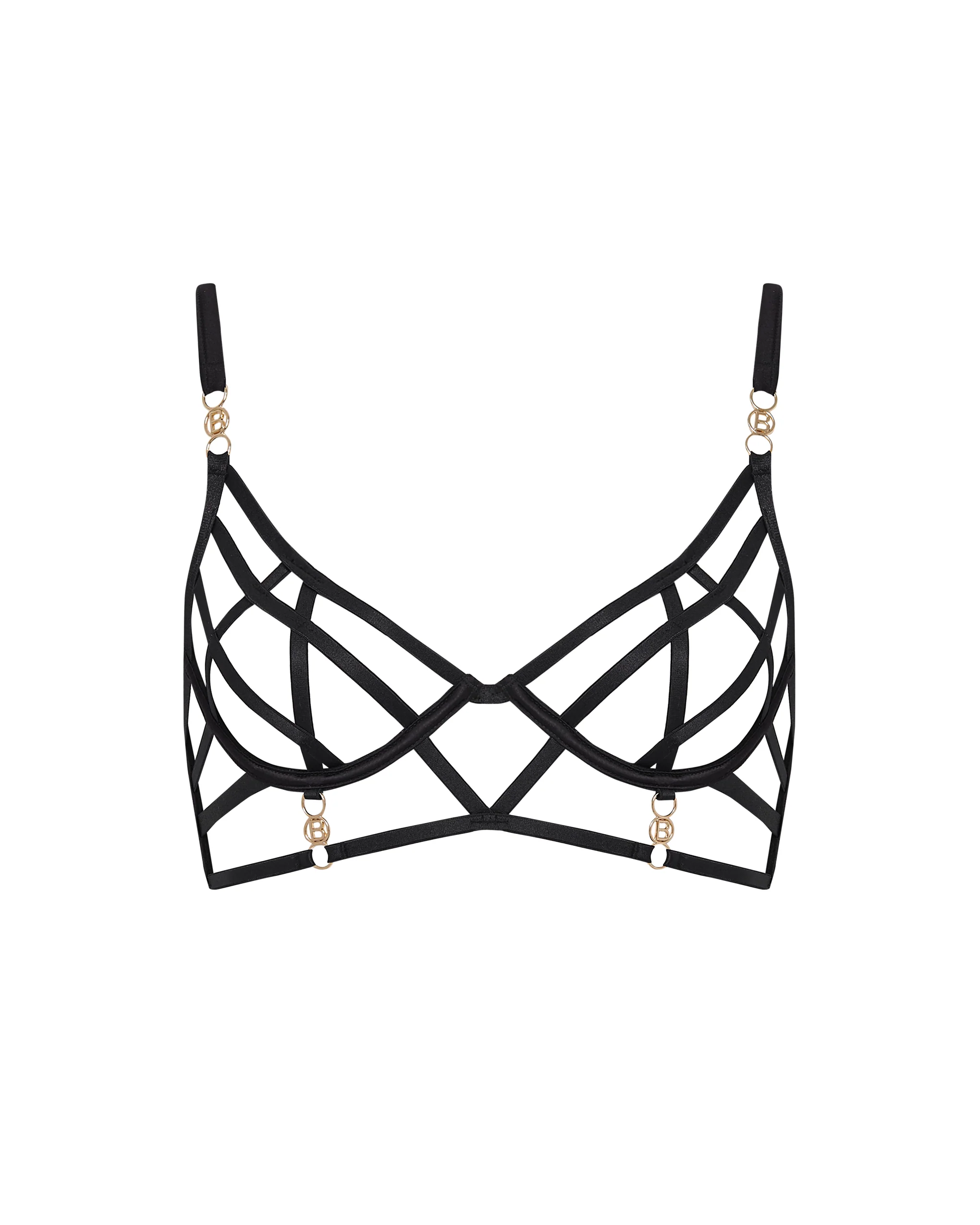 Shirin Semi-Open Wired Bra Black