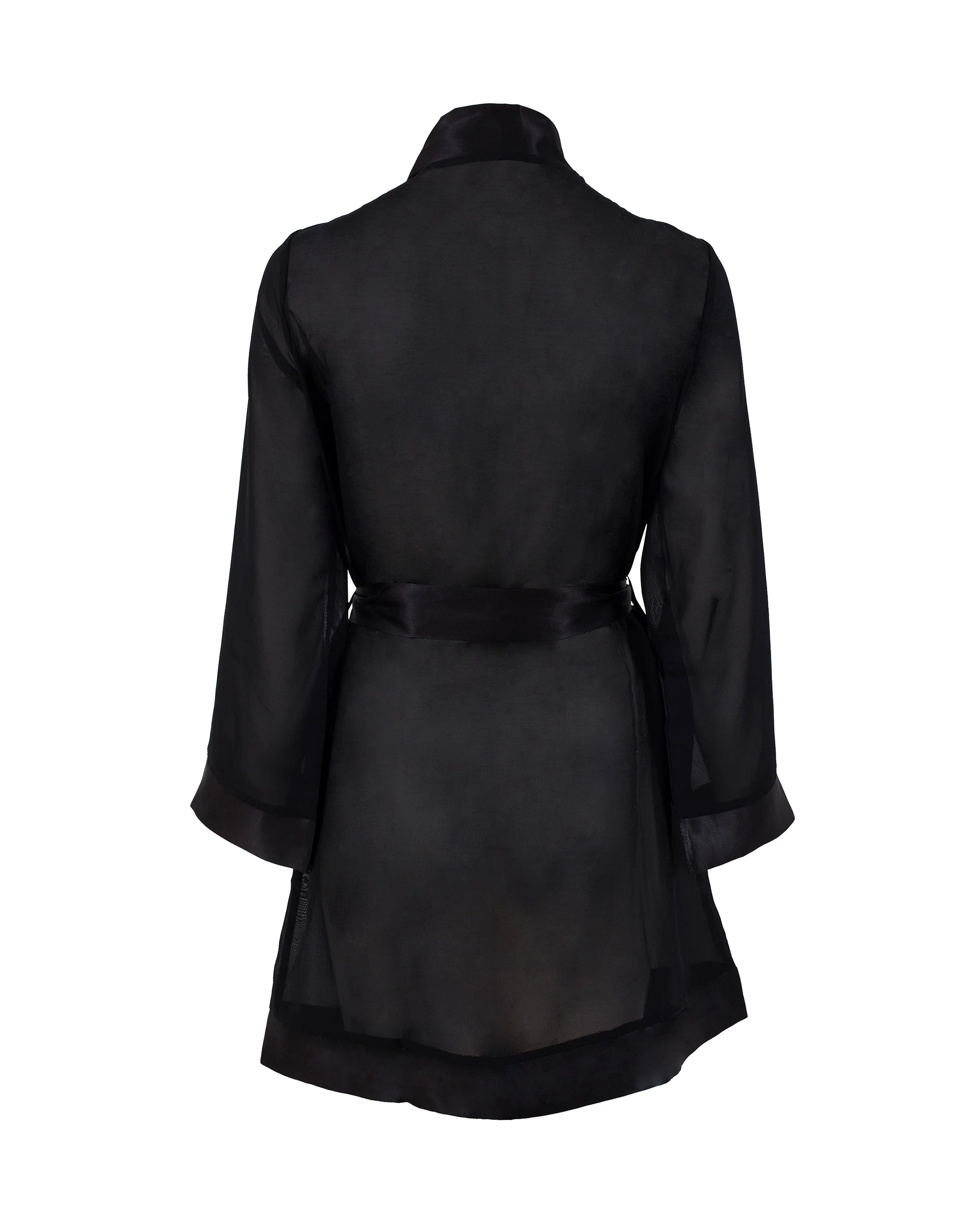 Chiffon Kimono Black