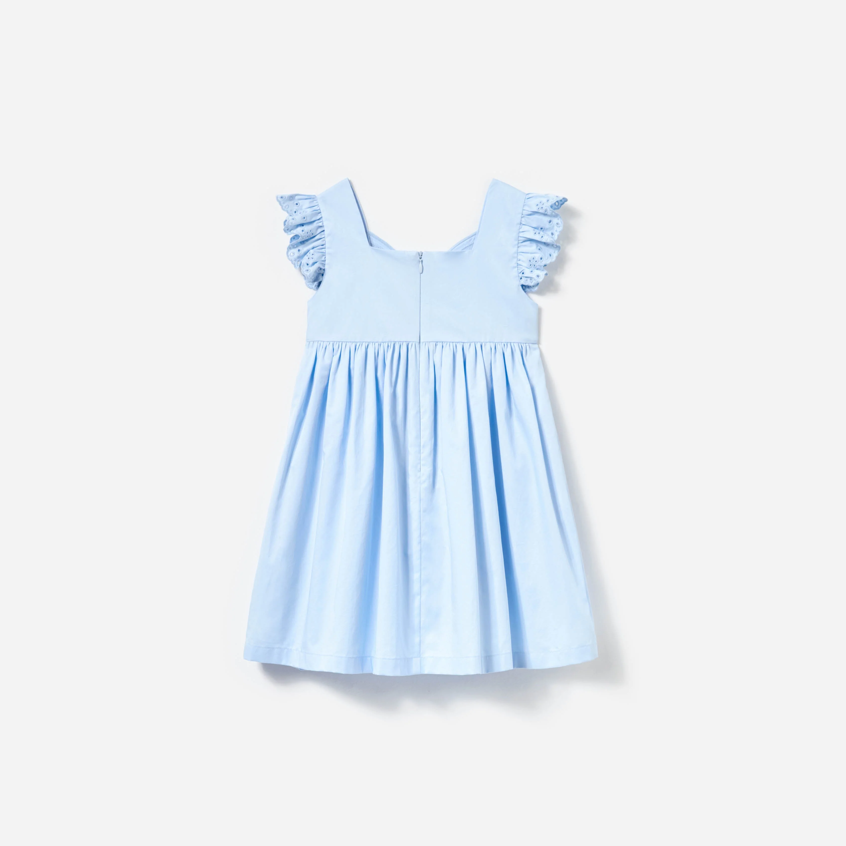 Blue Cotton Butterfly Dress