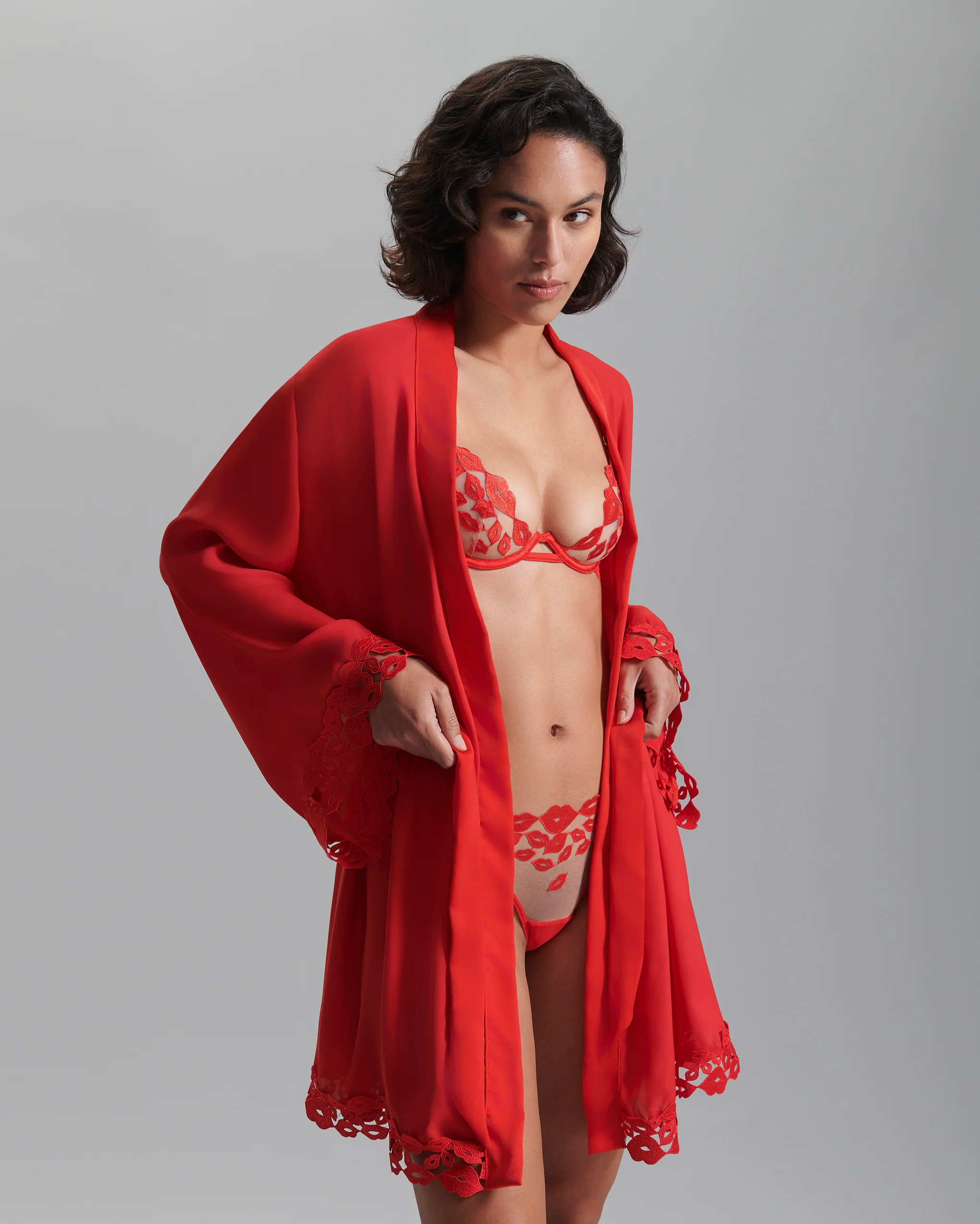 Marian Kimono Red