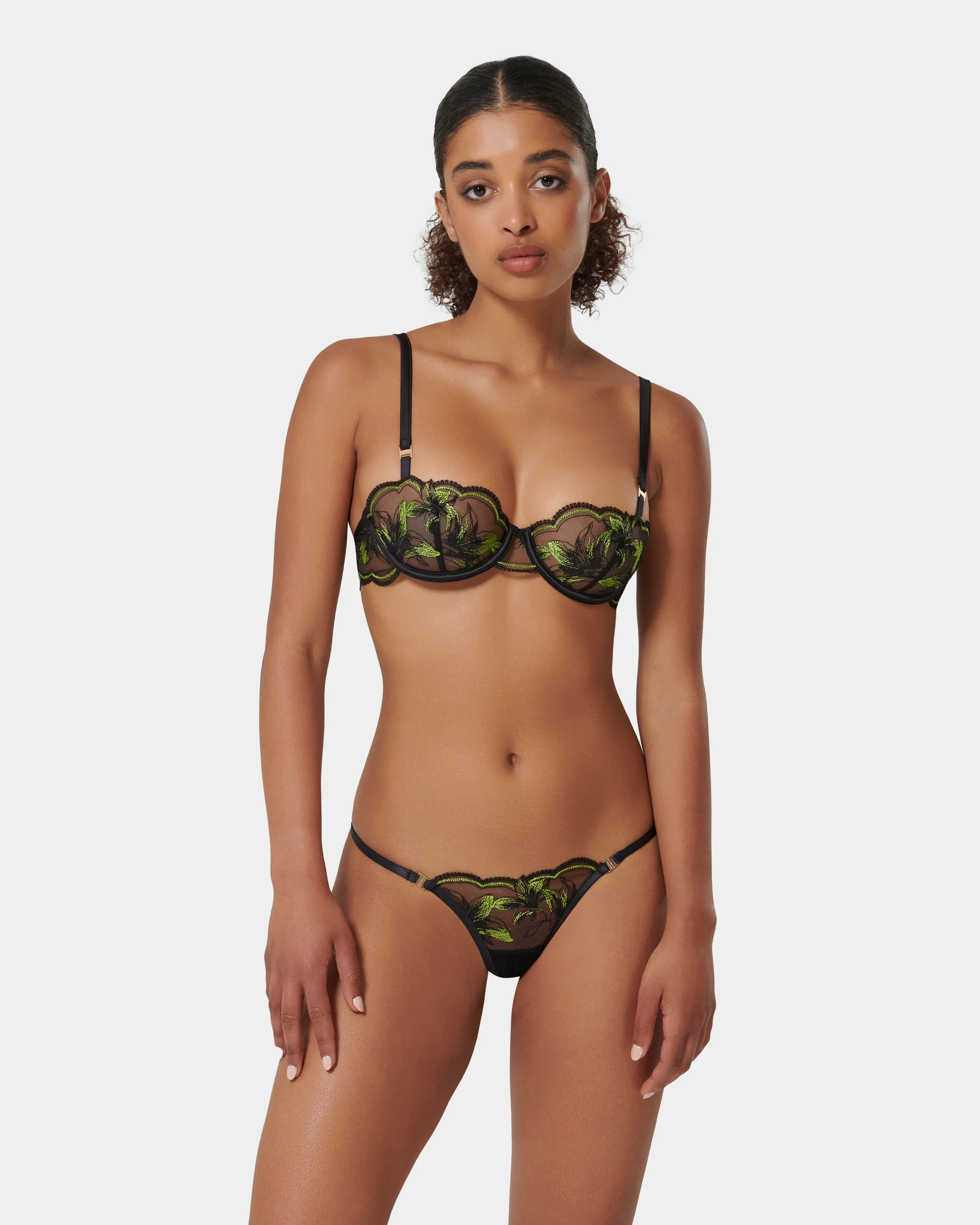 Coppelia Eco Bra Black/Tender Shoots