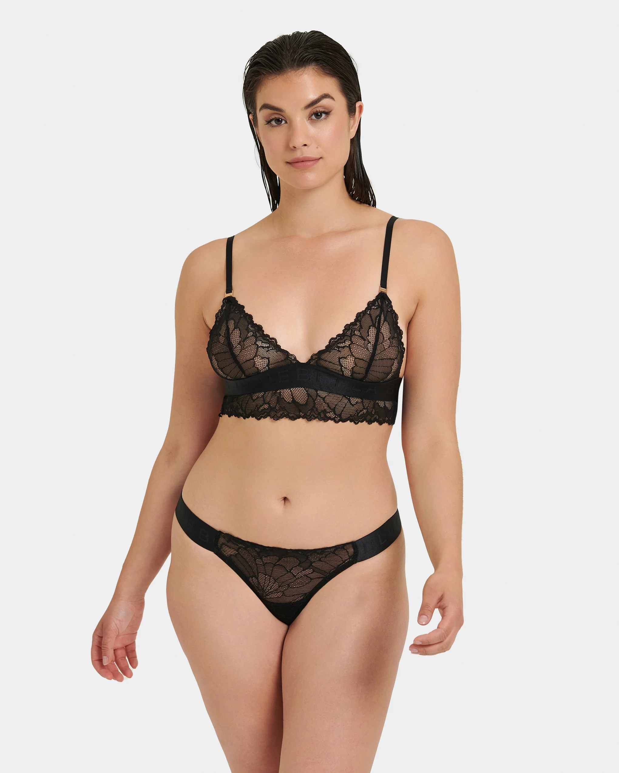 Tori Soft Bralette Black