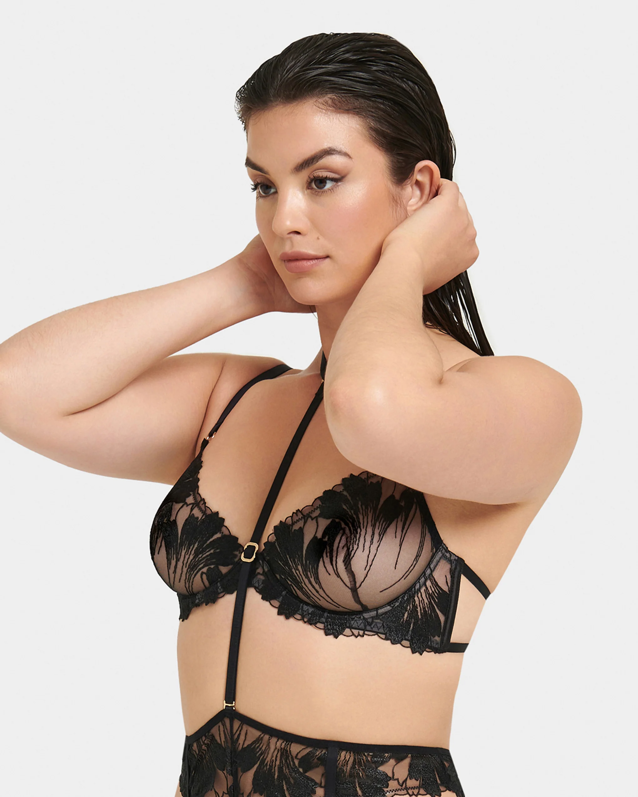 Colette Suspender Harness Black