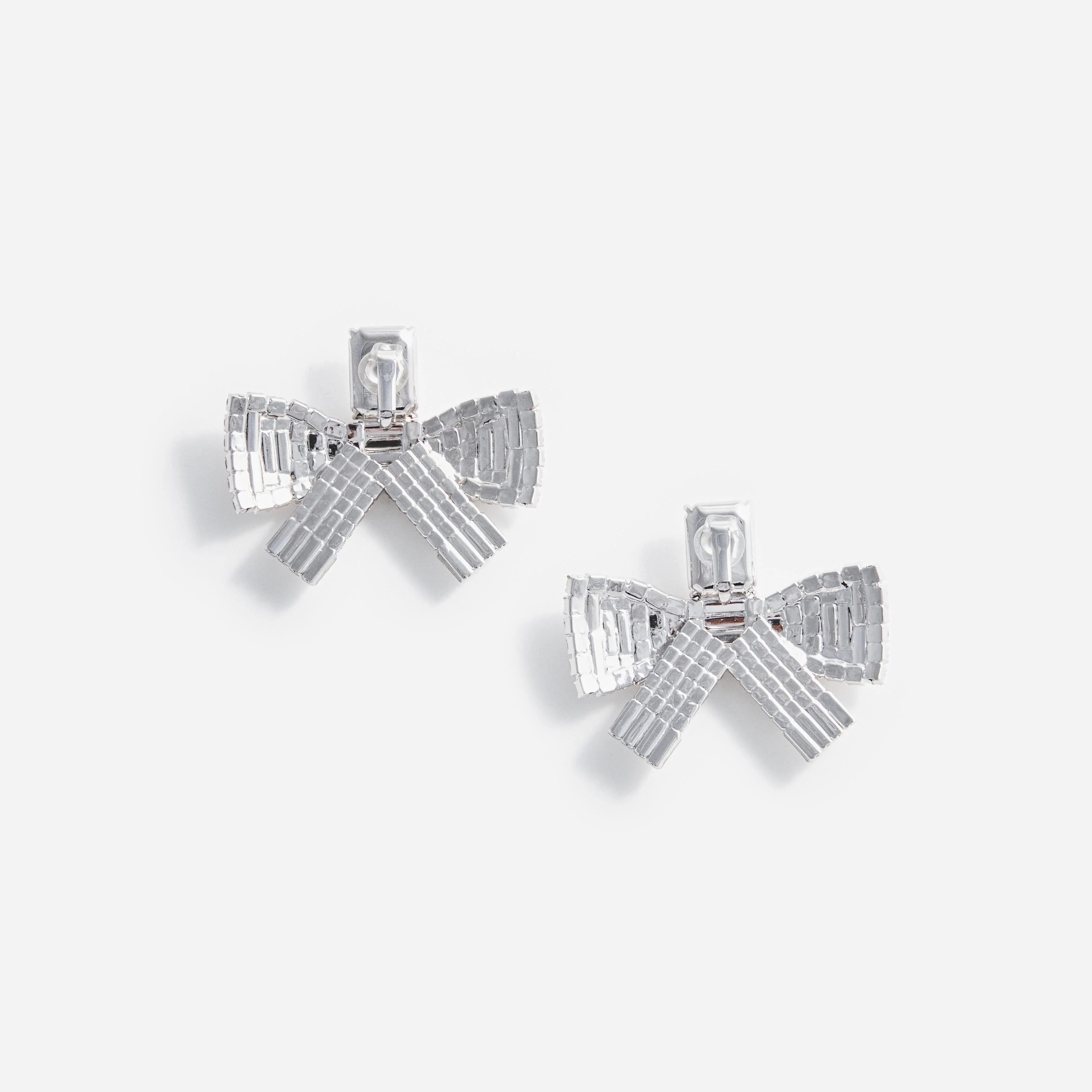 Large Crystal Bow Earrings