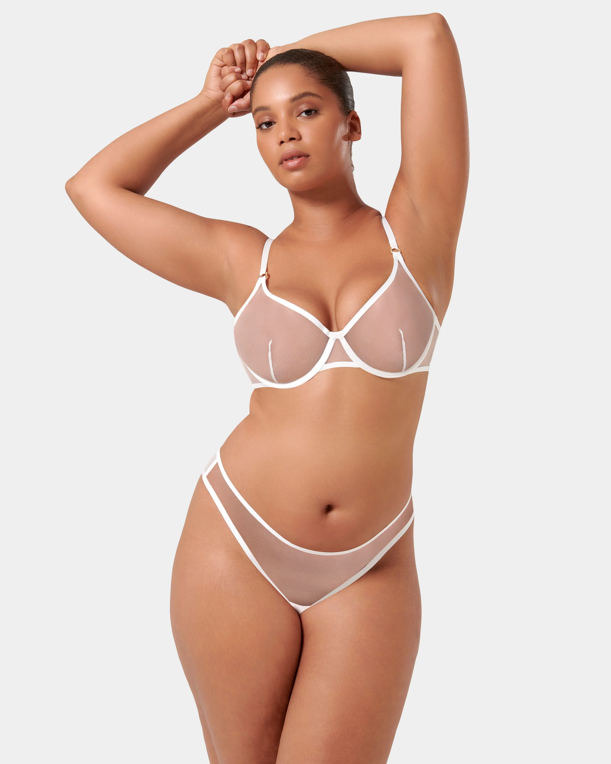 Naomi Wired Bra White