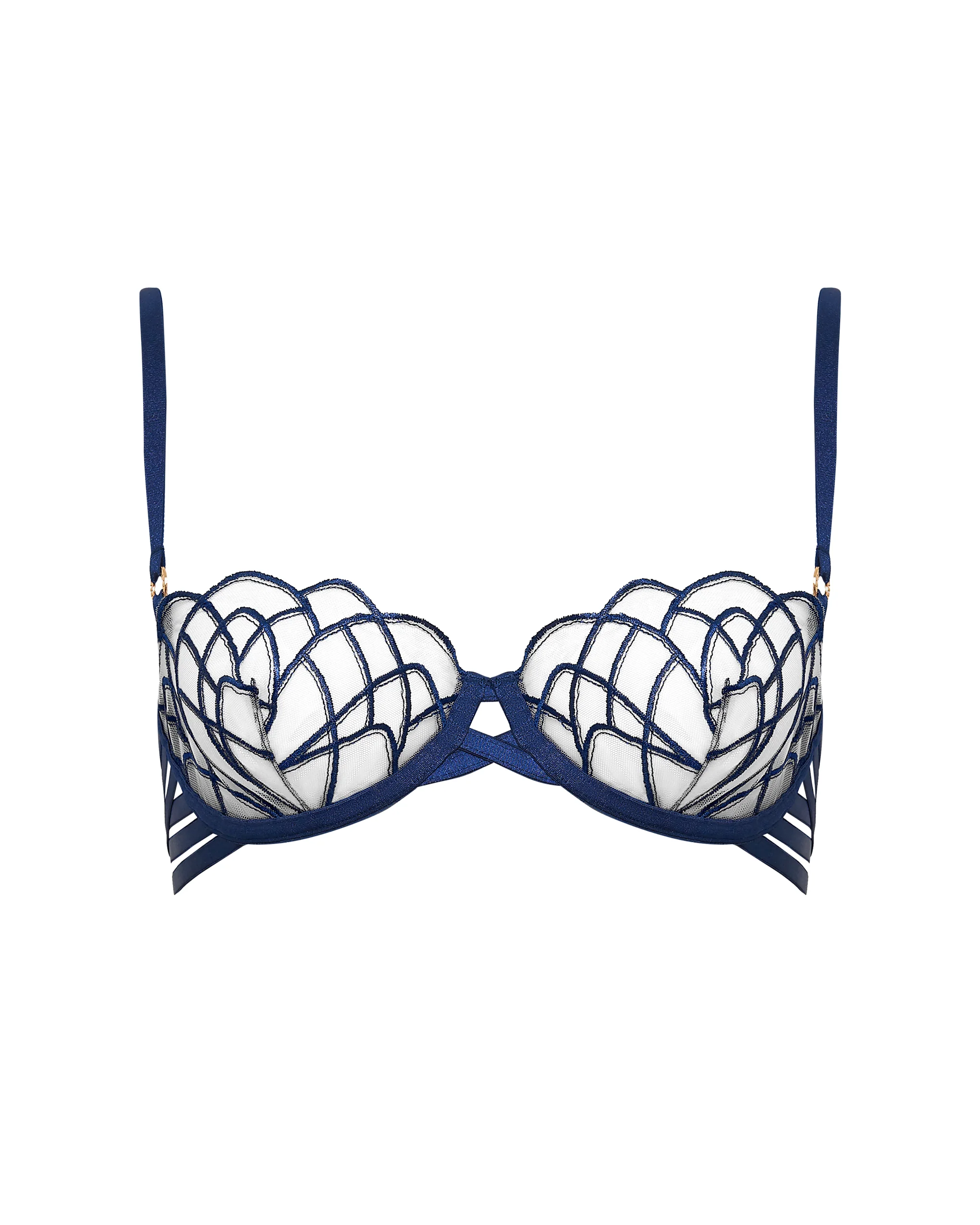 Beatrix Bra Twilight Blue/Sheer