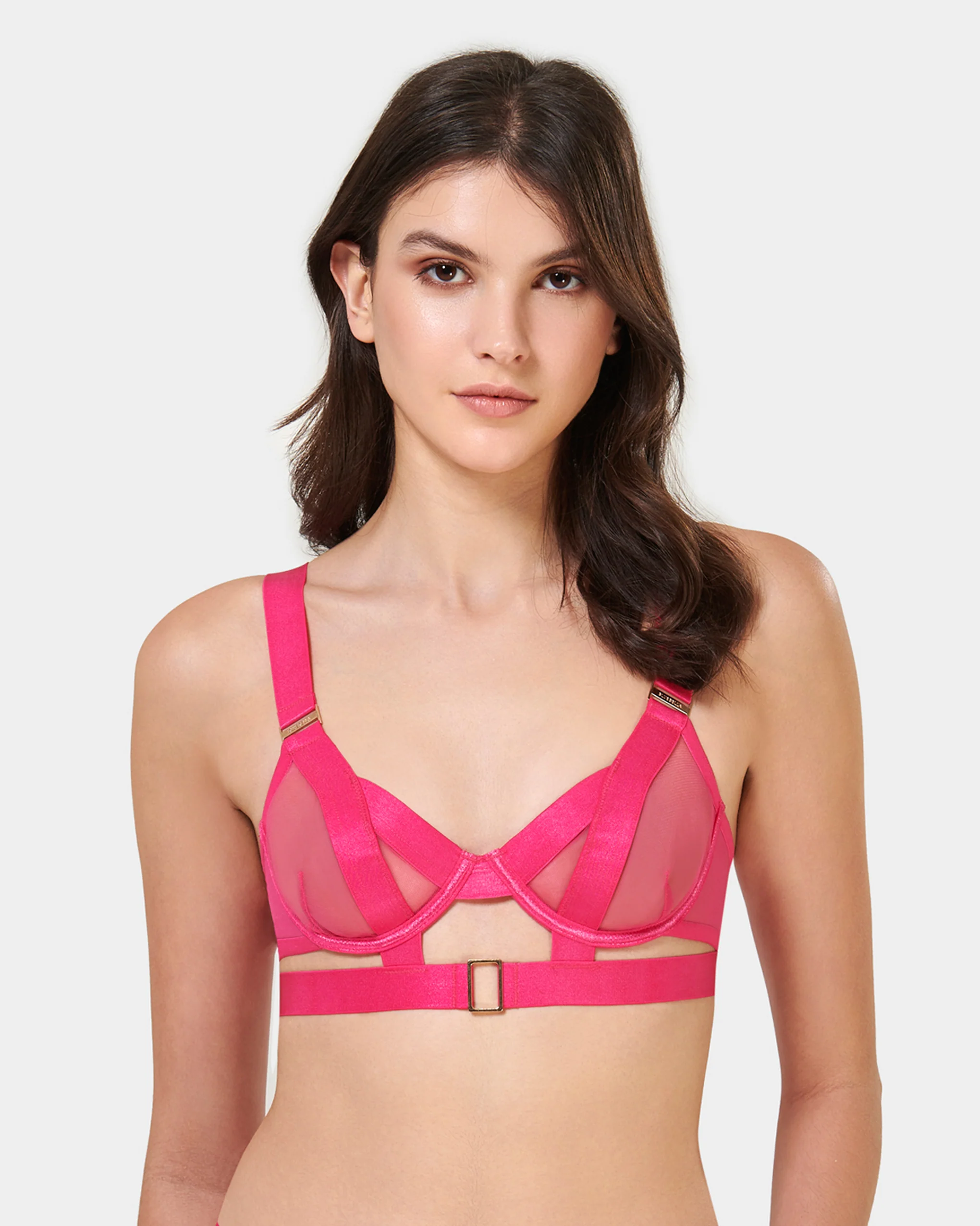 Trinity Bra Fuchsia Pink